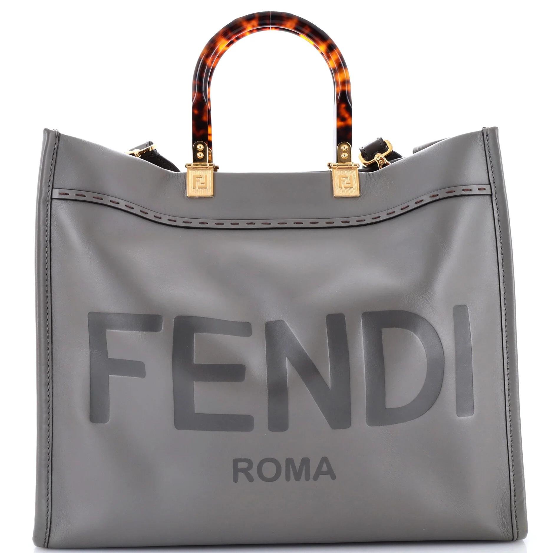 Leather tote