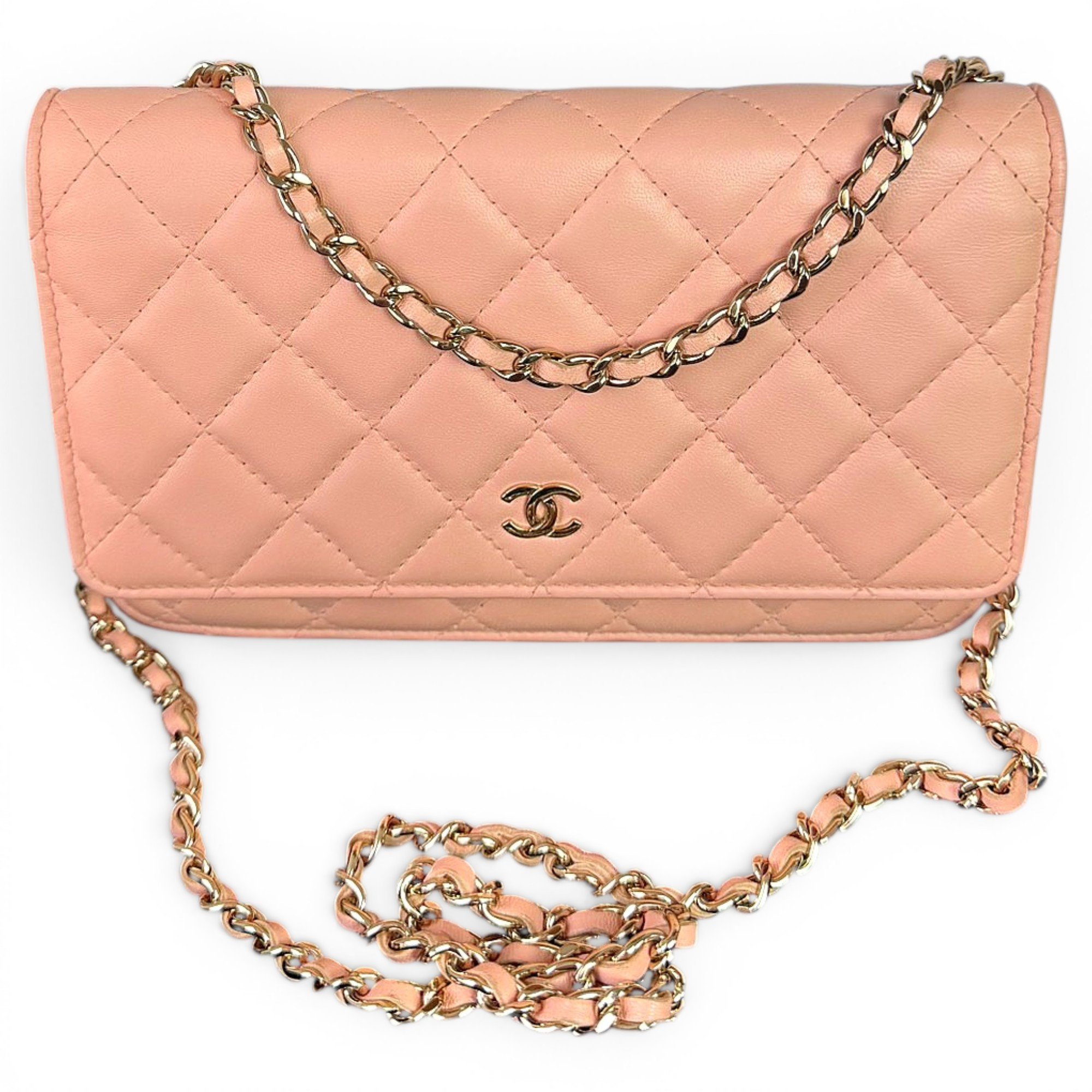 Wallet On Chain Timeless/Classique leather crossbody bag