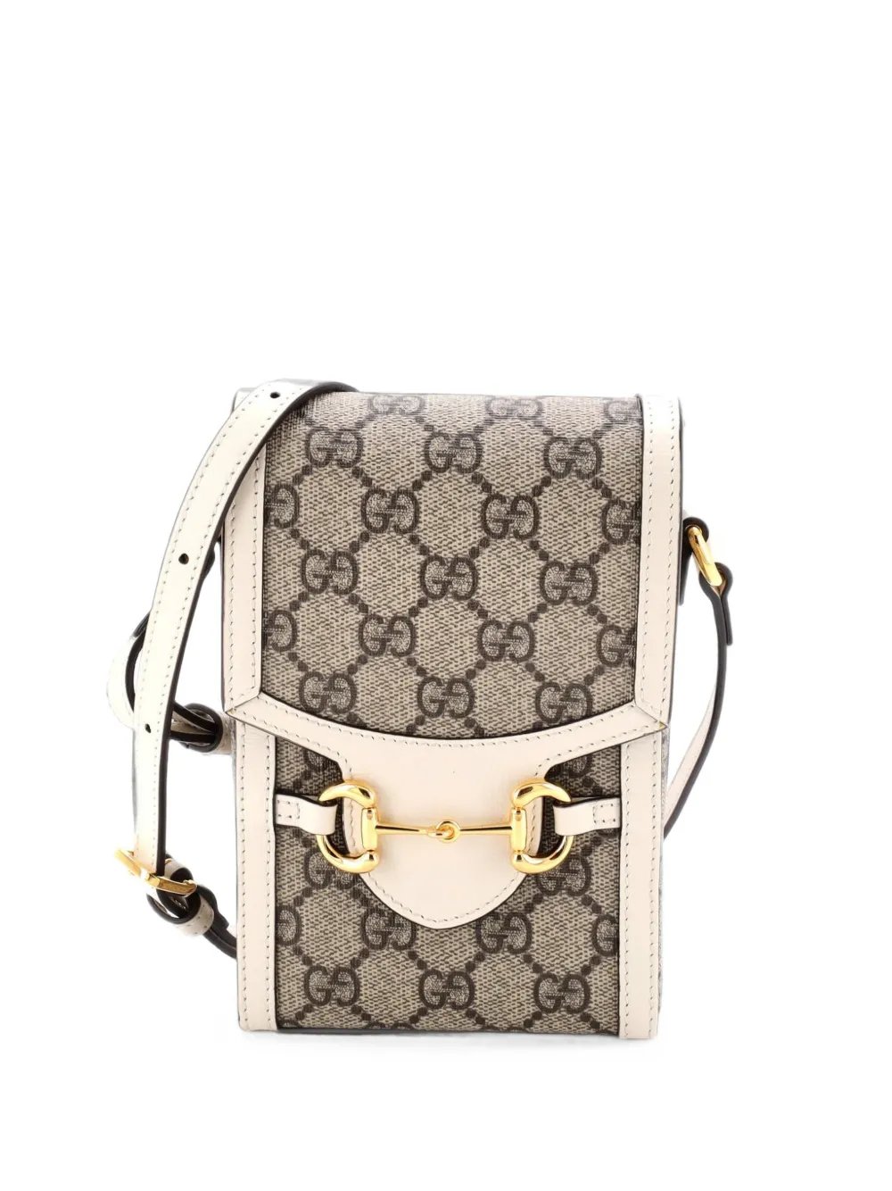 Horsebit 1955 GG Coated Canvas with Leather Mini crossbody bag