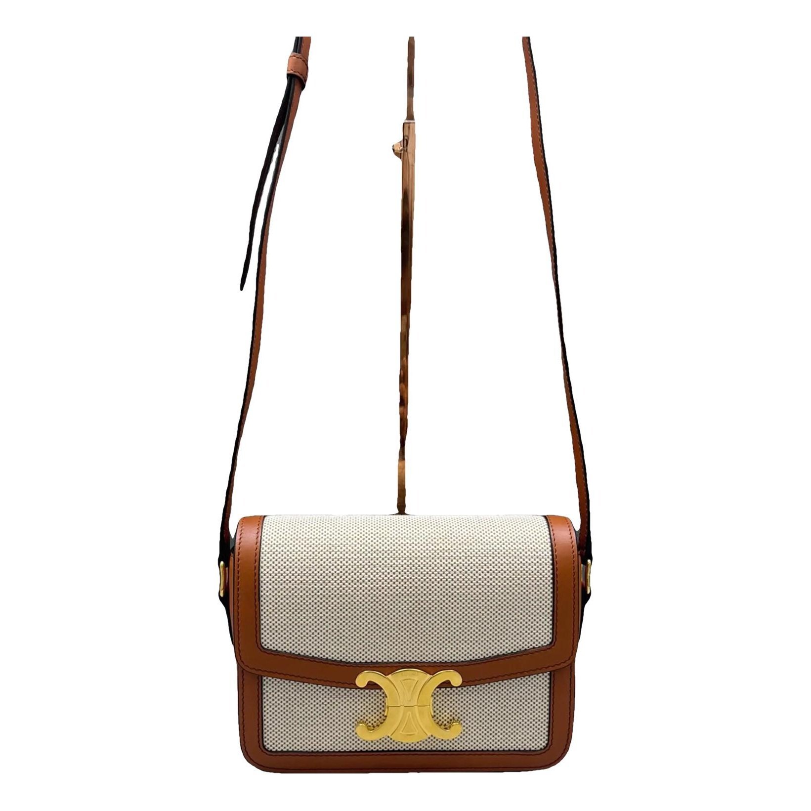 Triomphe cloth crossbody bag