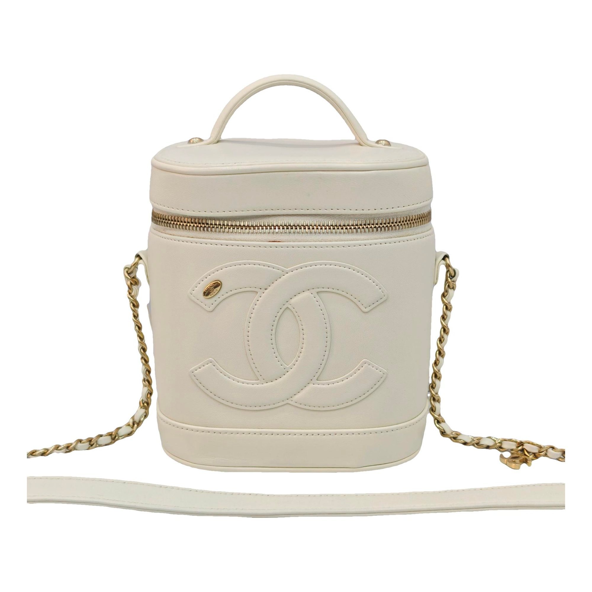 Trendy CC Vanity leather handbag