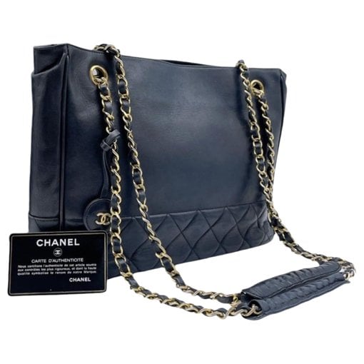 Leather tote