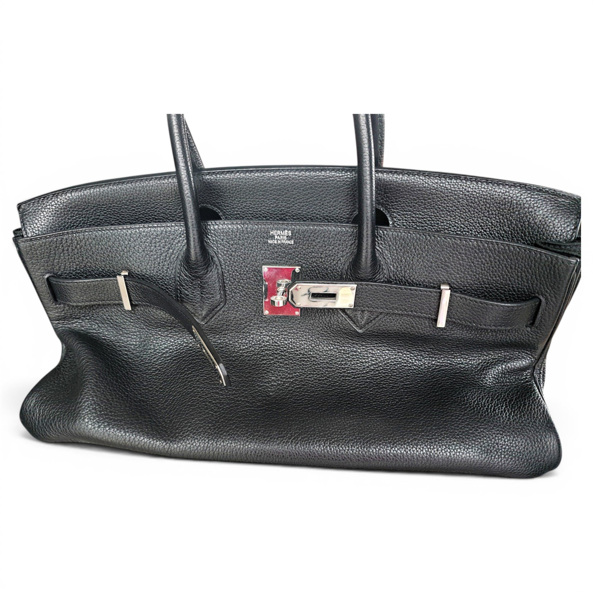 Hermes Birkin Handbag Black