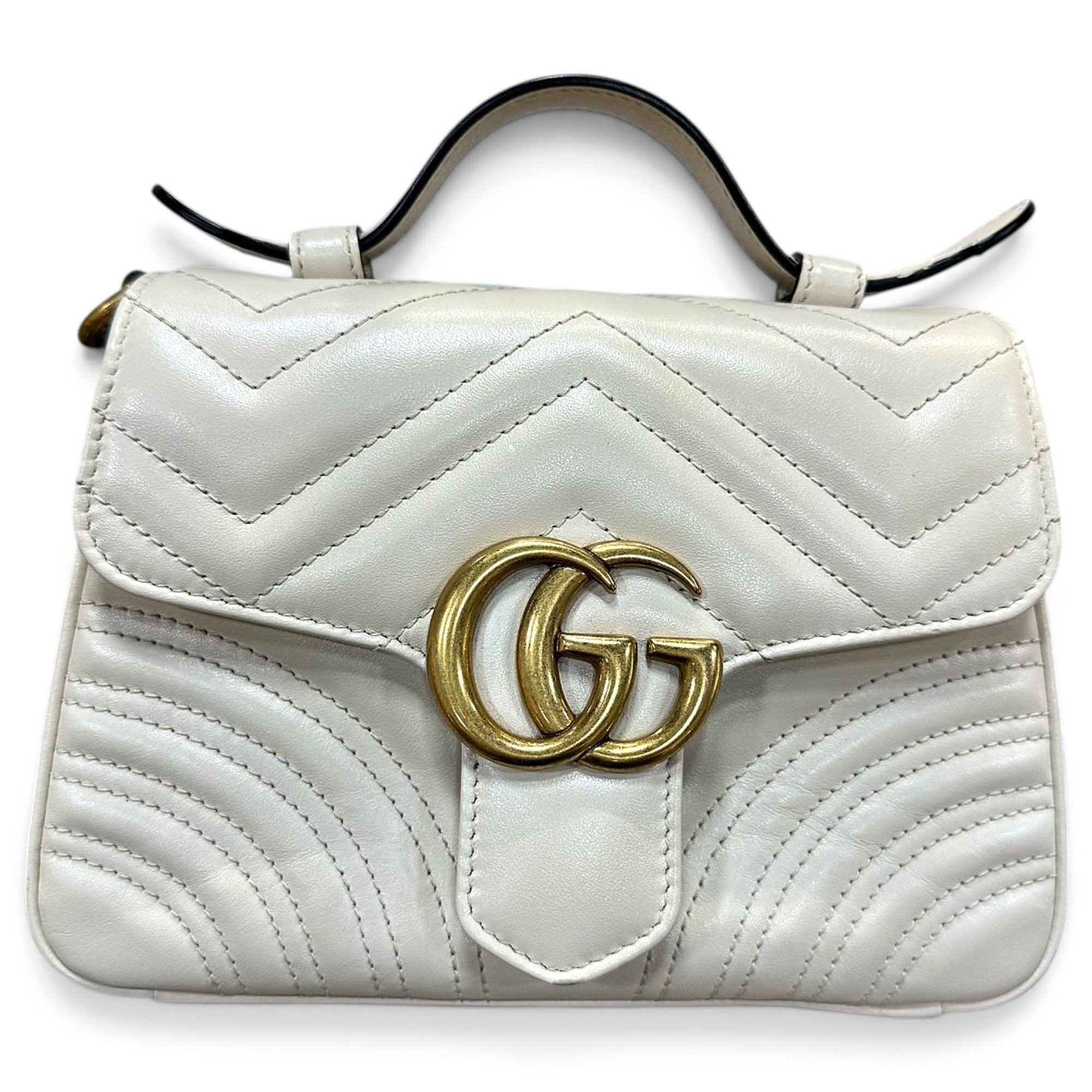 GG Marmont Flap leather handbag