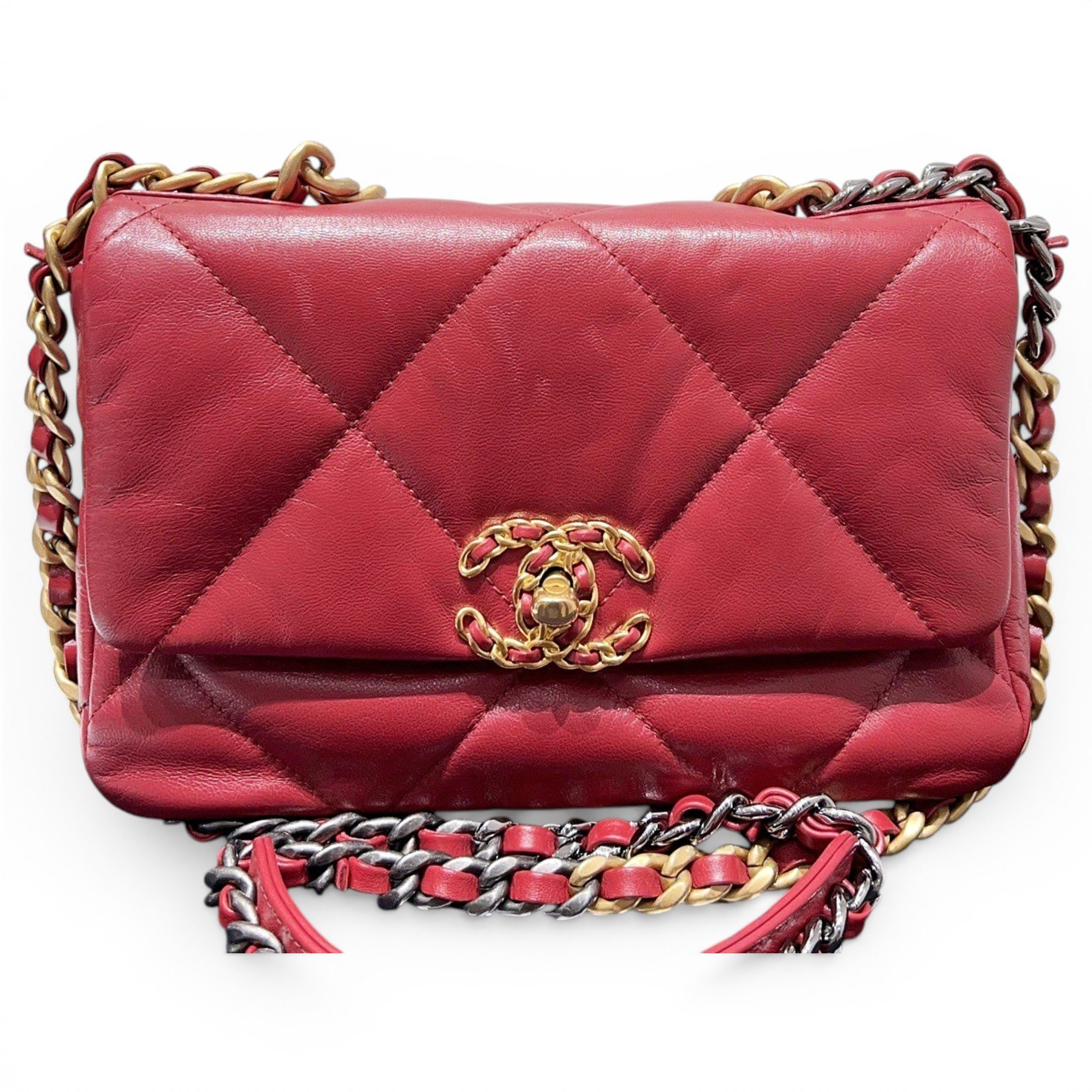 Chanel 19 leather handbag