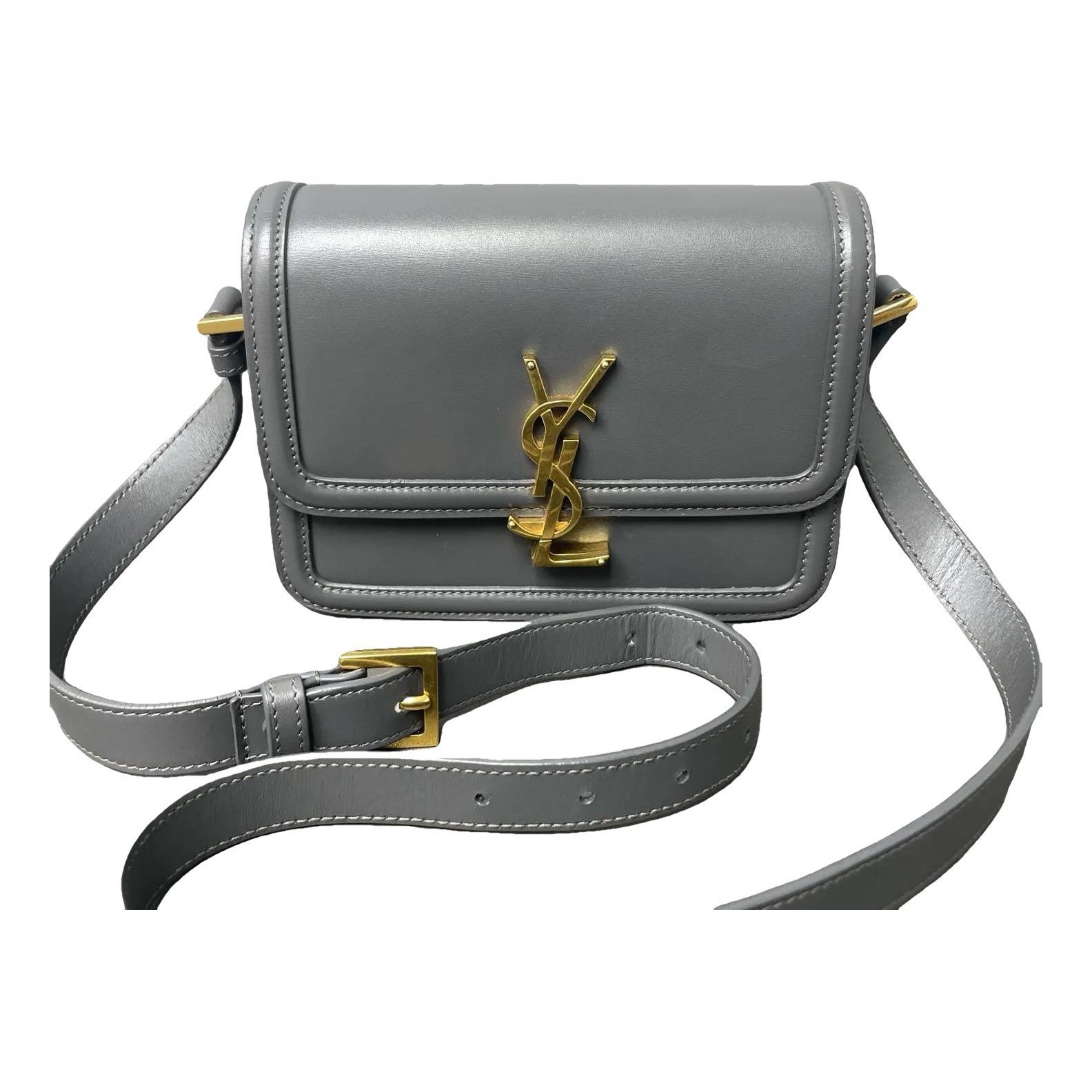 Solférino leather handbag