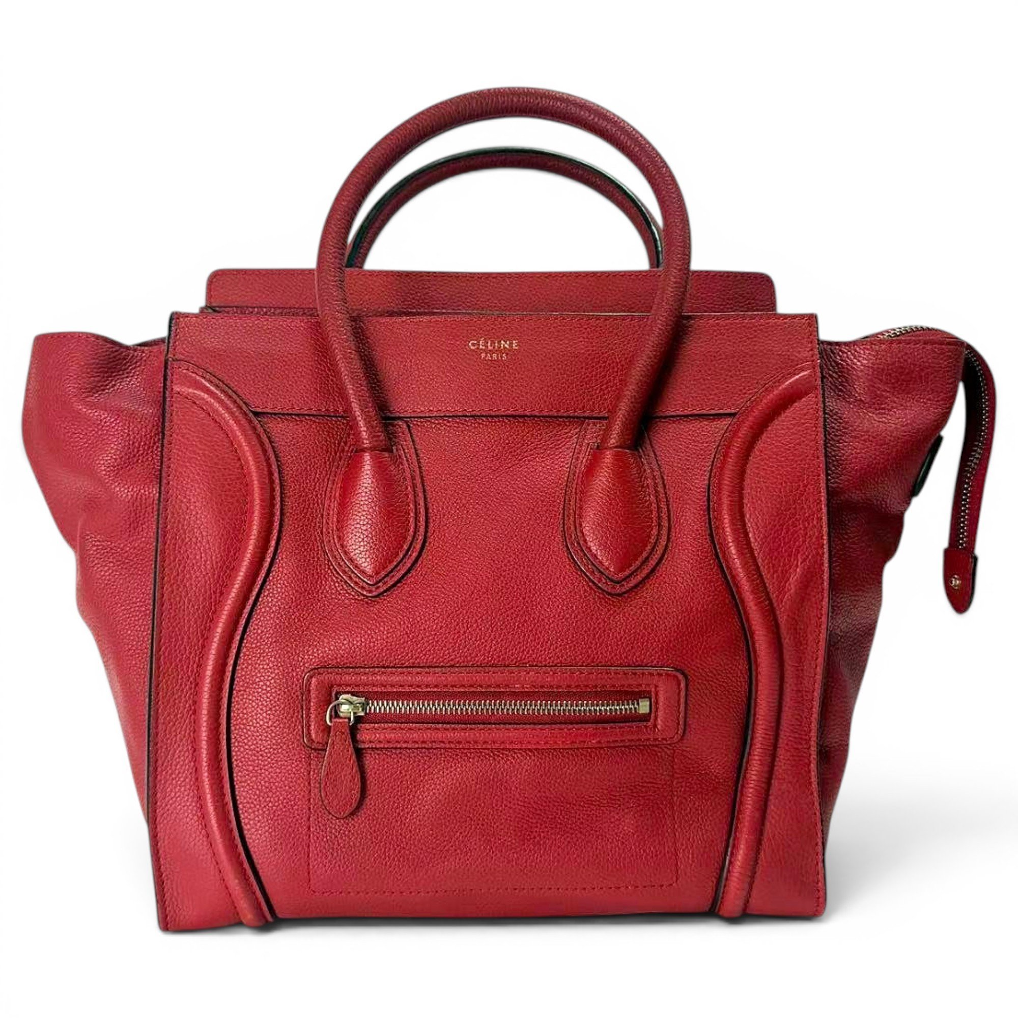 Luggage leather handbag