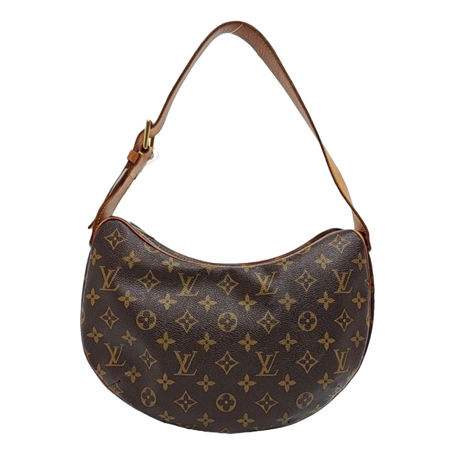 Croissant leather handbag