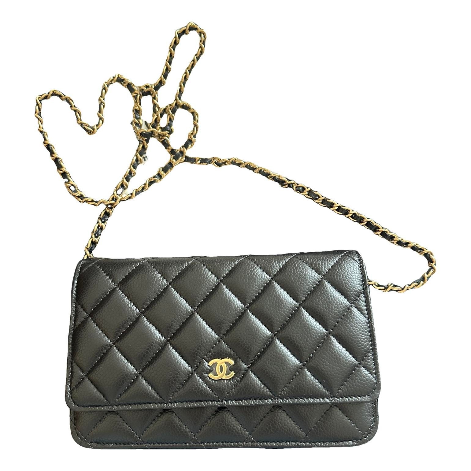 Wallet On Chain Timeless/Classique leather crossbody bag