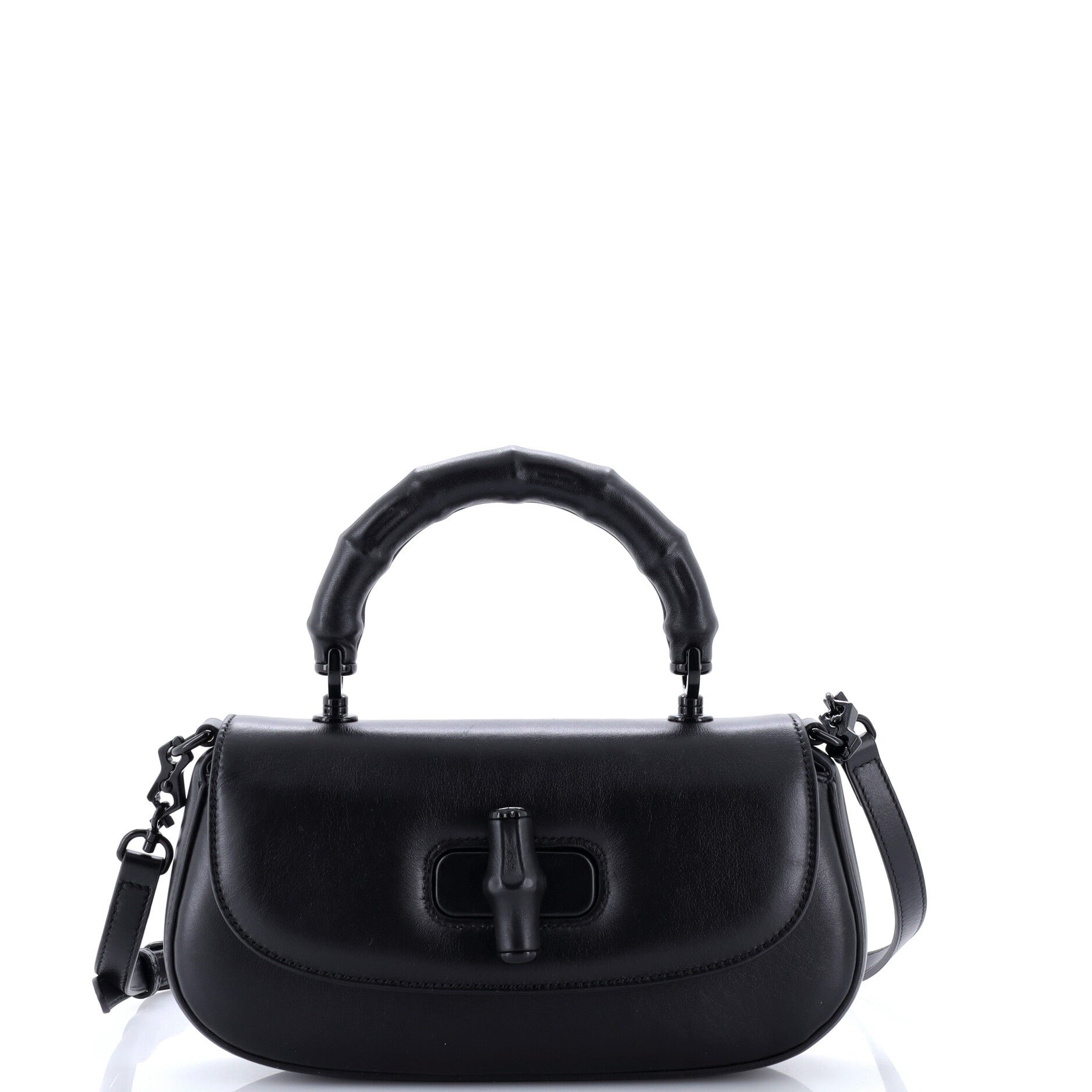 Bamboo Diva Top Handle Bag Leather Medium