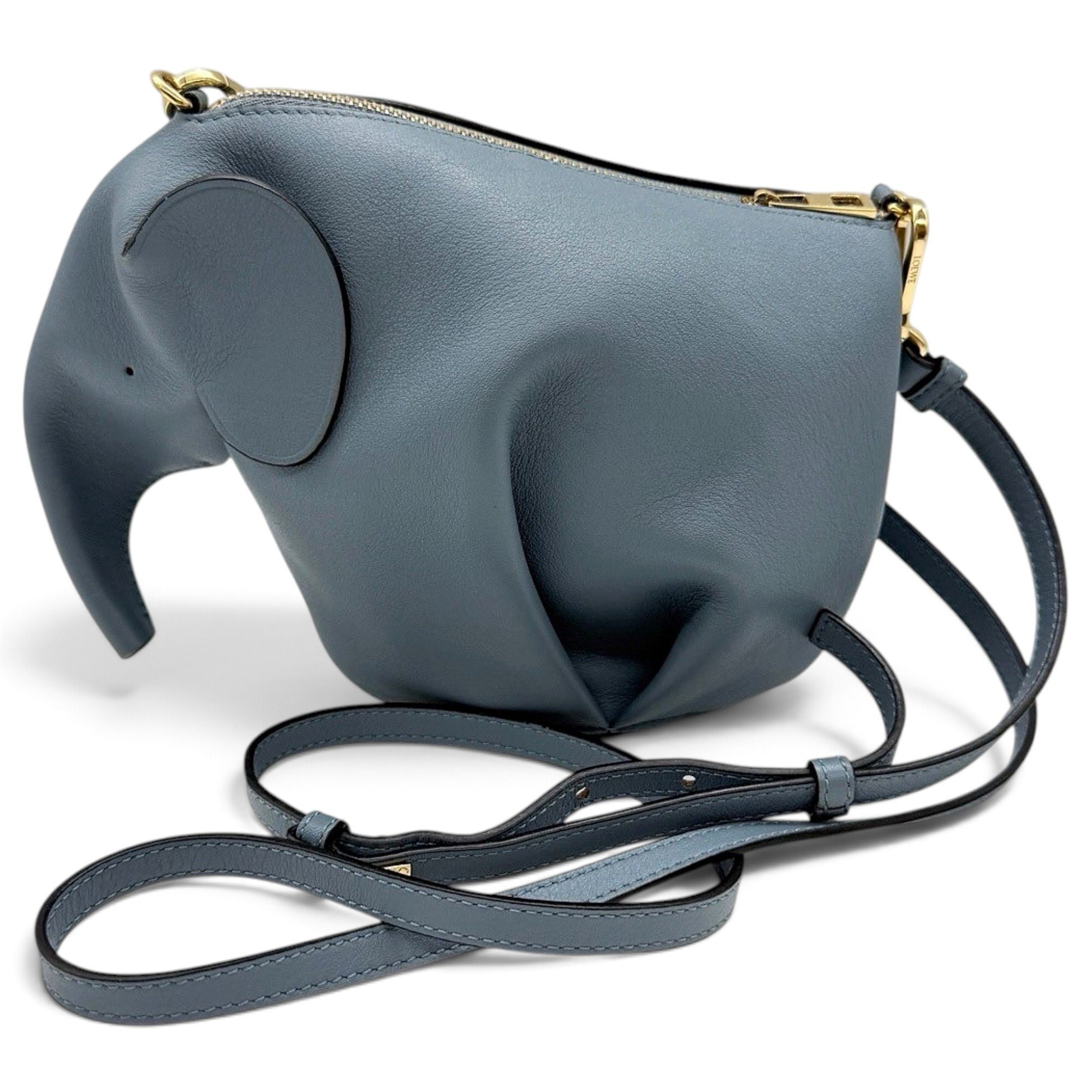 Animals leather crossbody bag