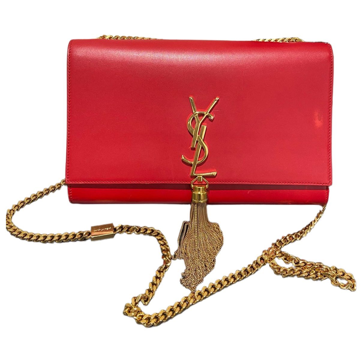Pompom Kate leather handbag