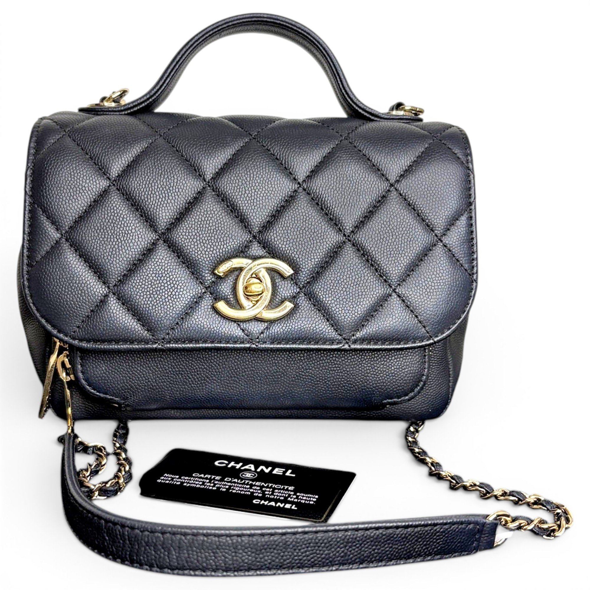 Business Affinity leather handbag