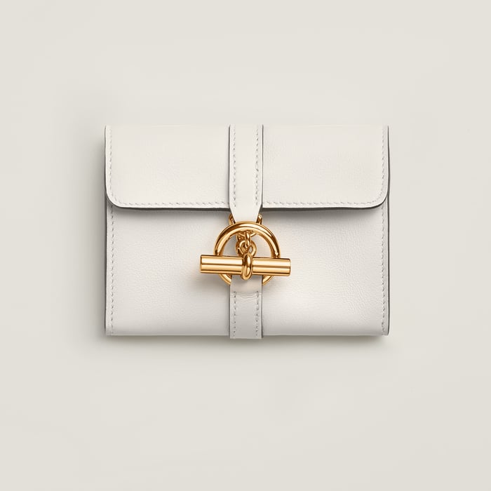 Gris Pâle Glenan Compact Wallet