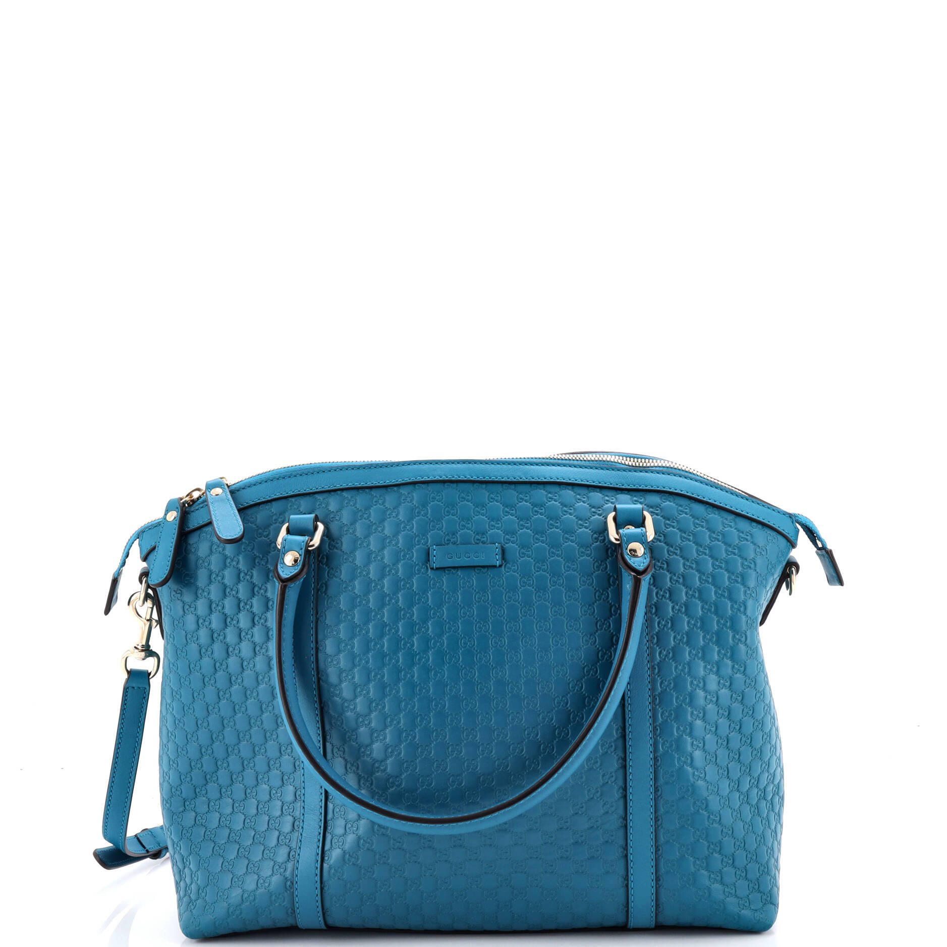 Britt Convertible Dome Satchel Microguccissima Leather Medium