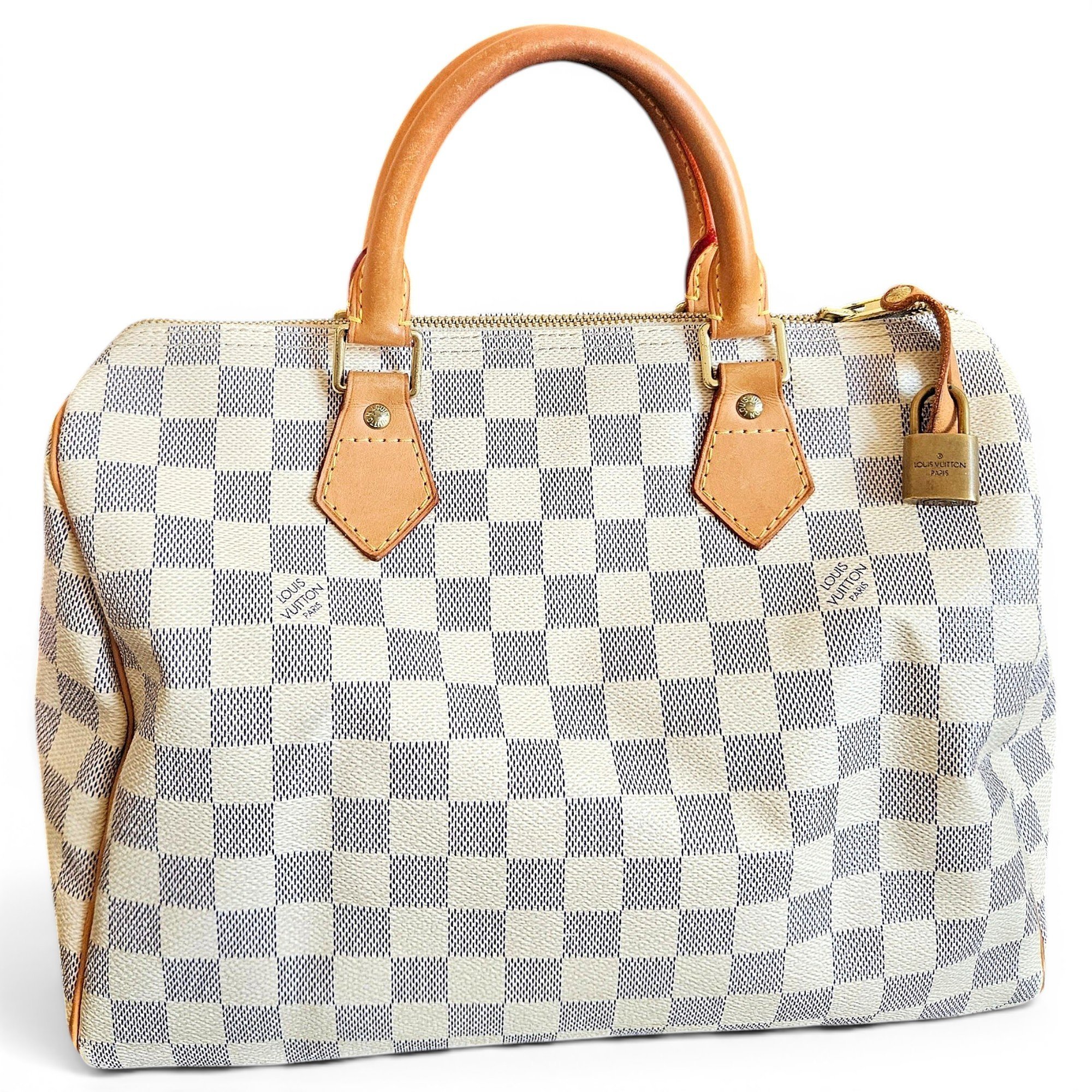 Speedy leather handbag