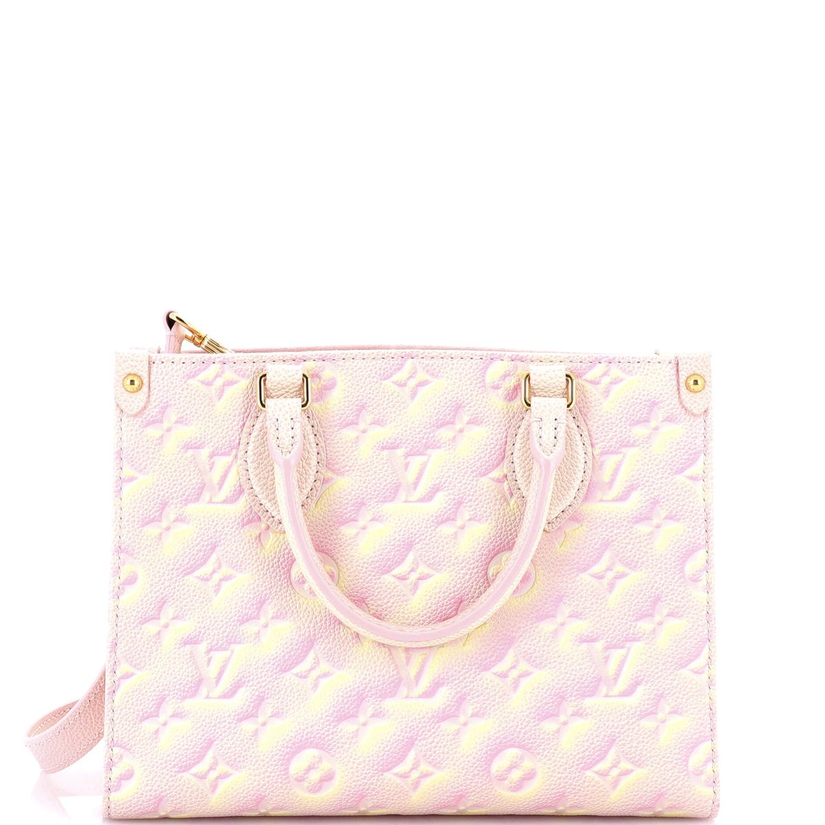 Louis Vuitton OnTheGo Tote Stardust Monogram Empreinte Leather PM