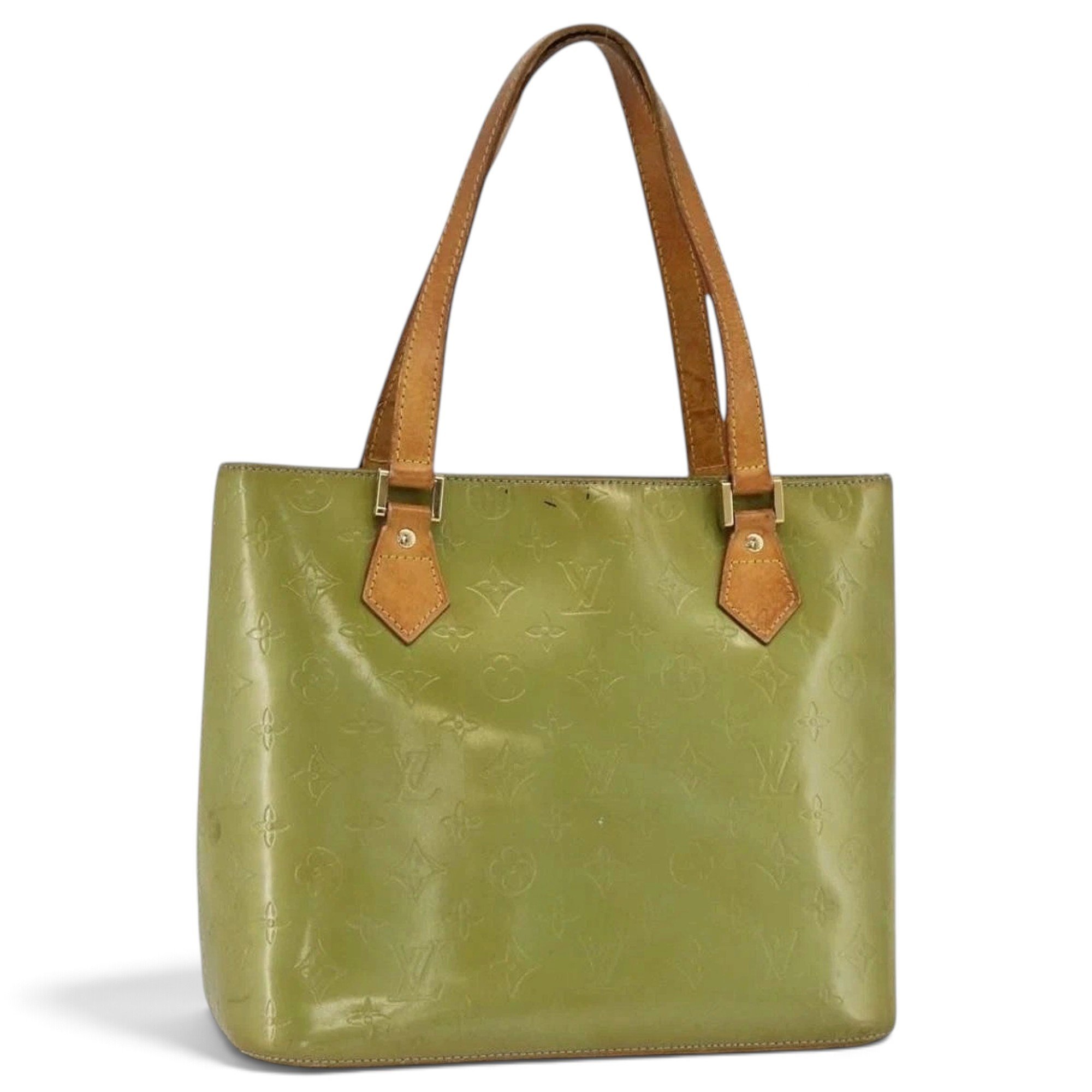 Patent leather handbag