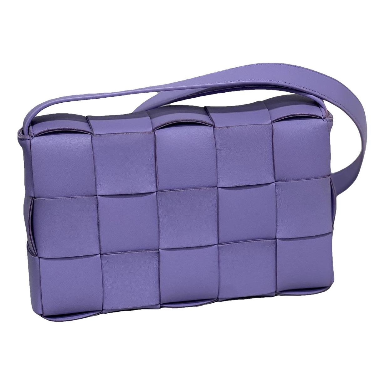 Cassette leather handbag