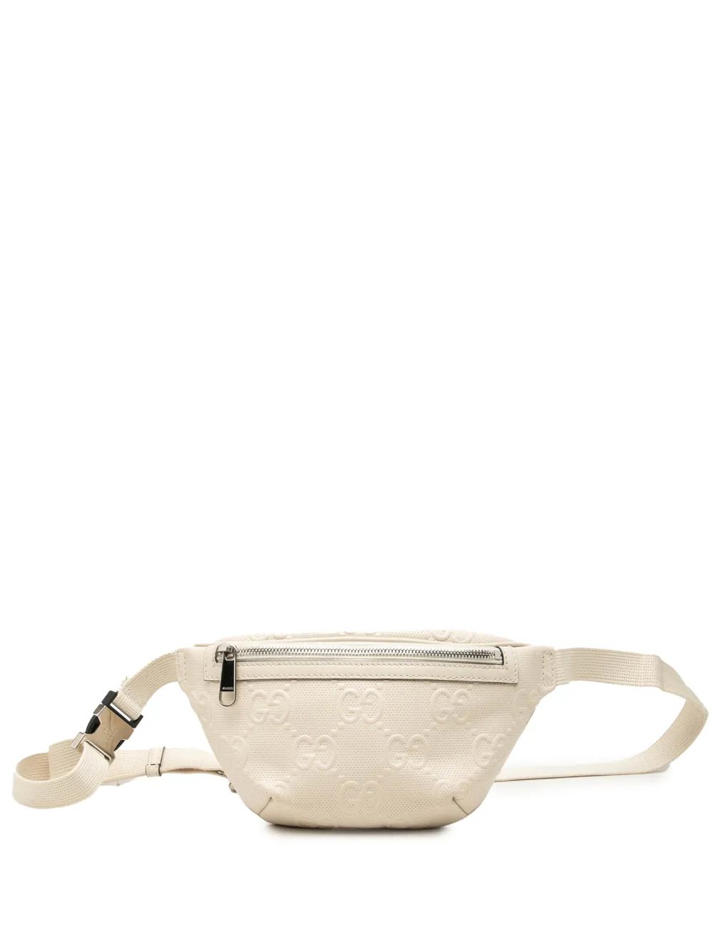 2016-2026 GG Embossed Perforated Leather belt bag