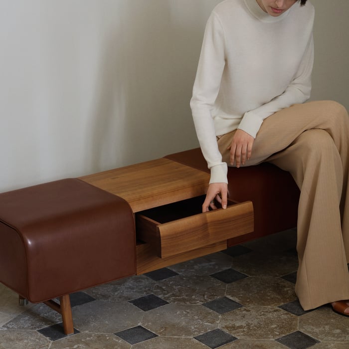 Fauve Les Necessaires d'Hermès Long Bench