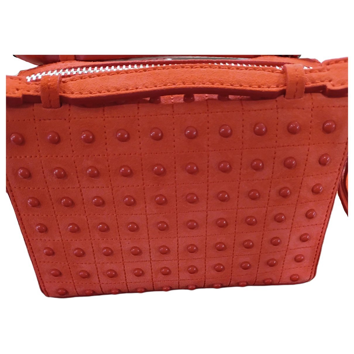 Leather clutch bag