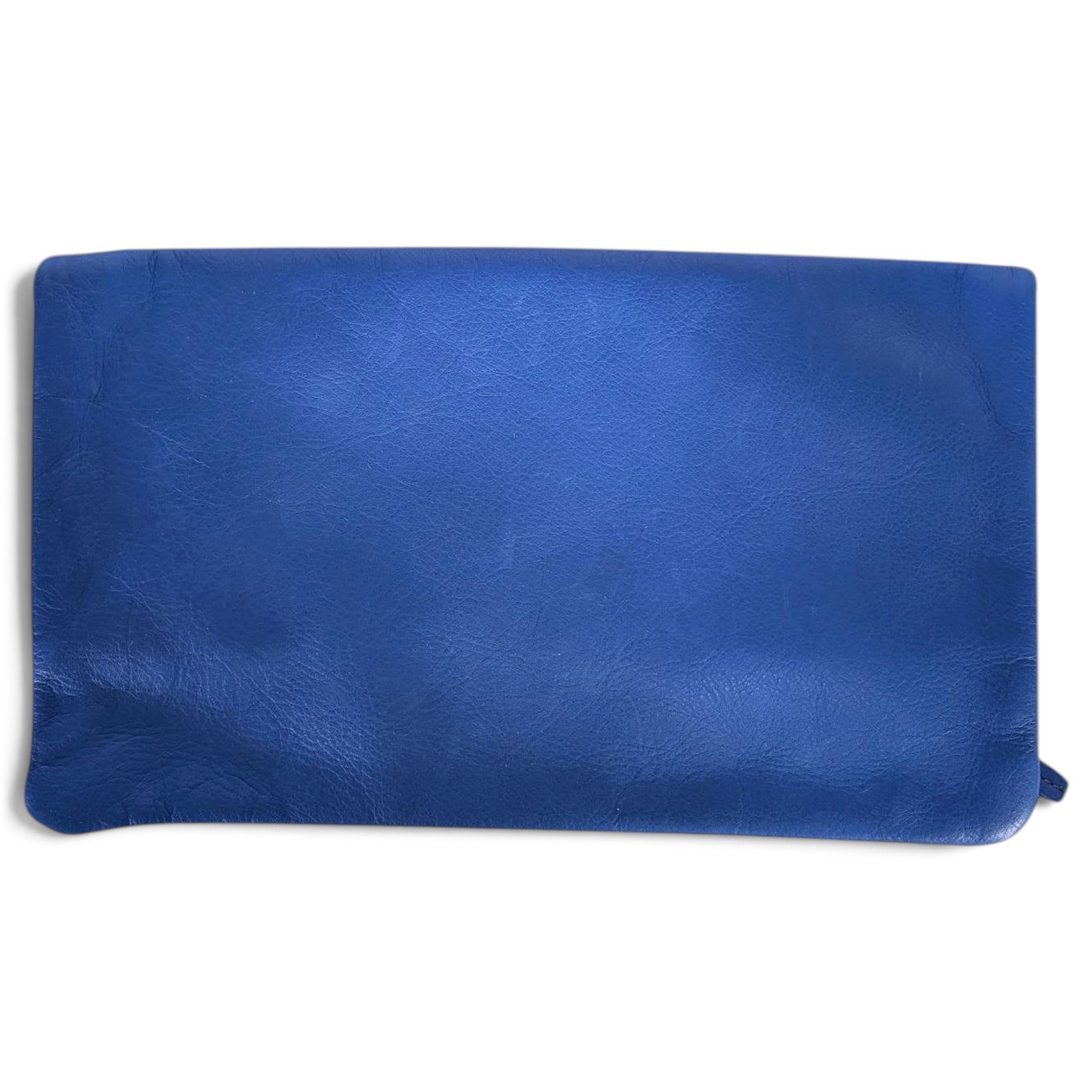 Leather clutch bag