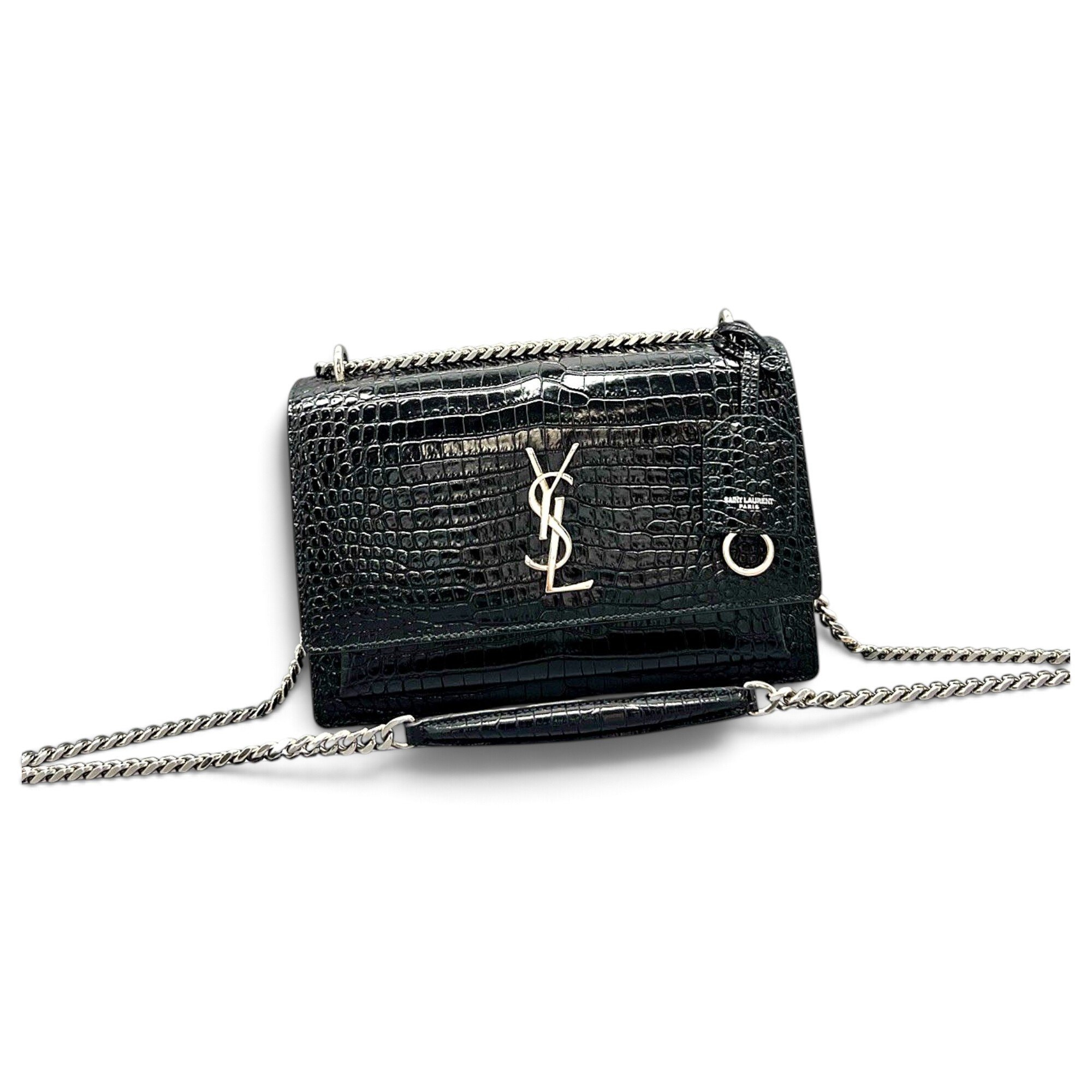Sunset leather handbag
