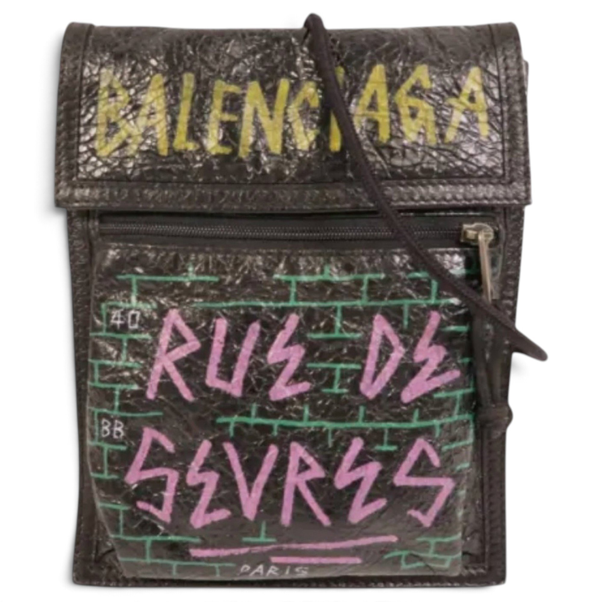 Leather crossbody bag