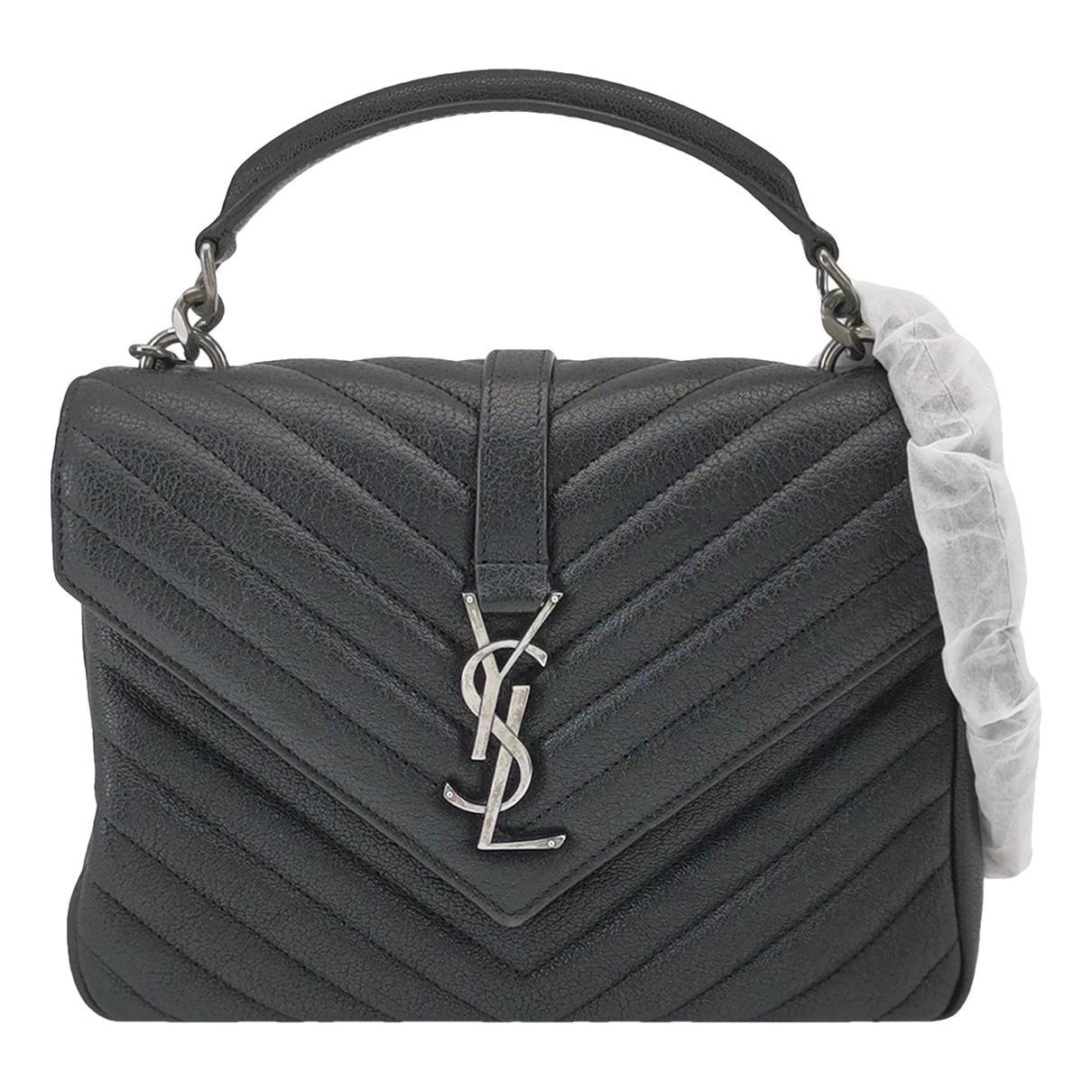 Collége monogramme leather handbag
