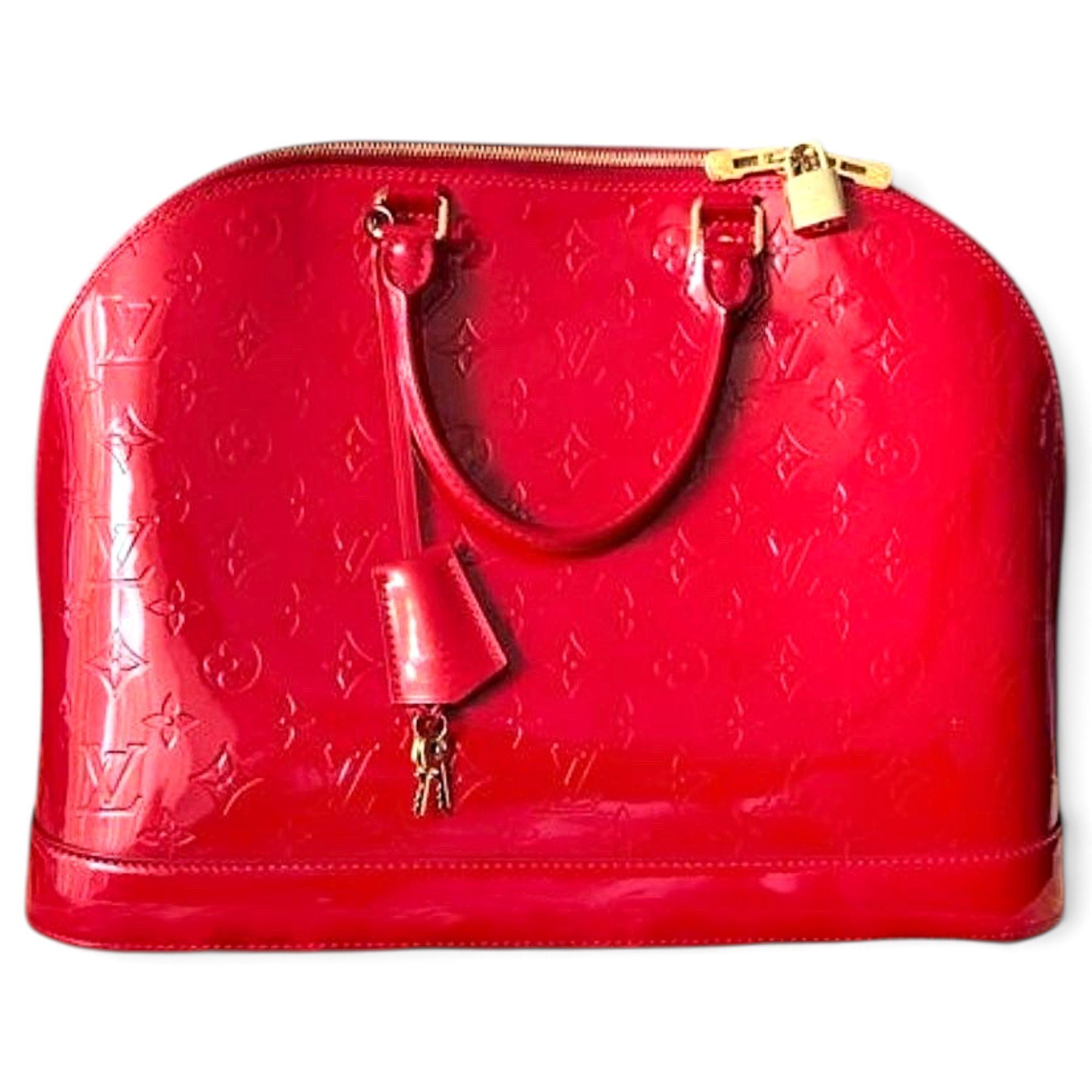 Alma patent leather handbag