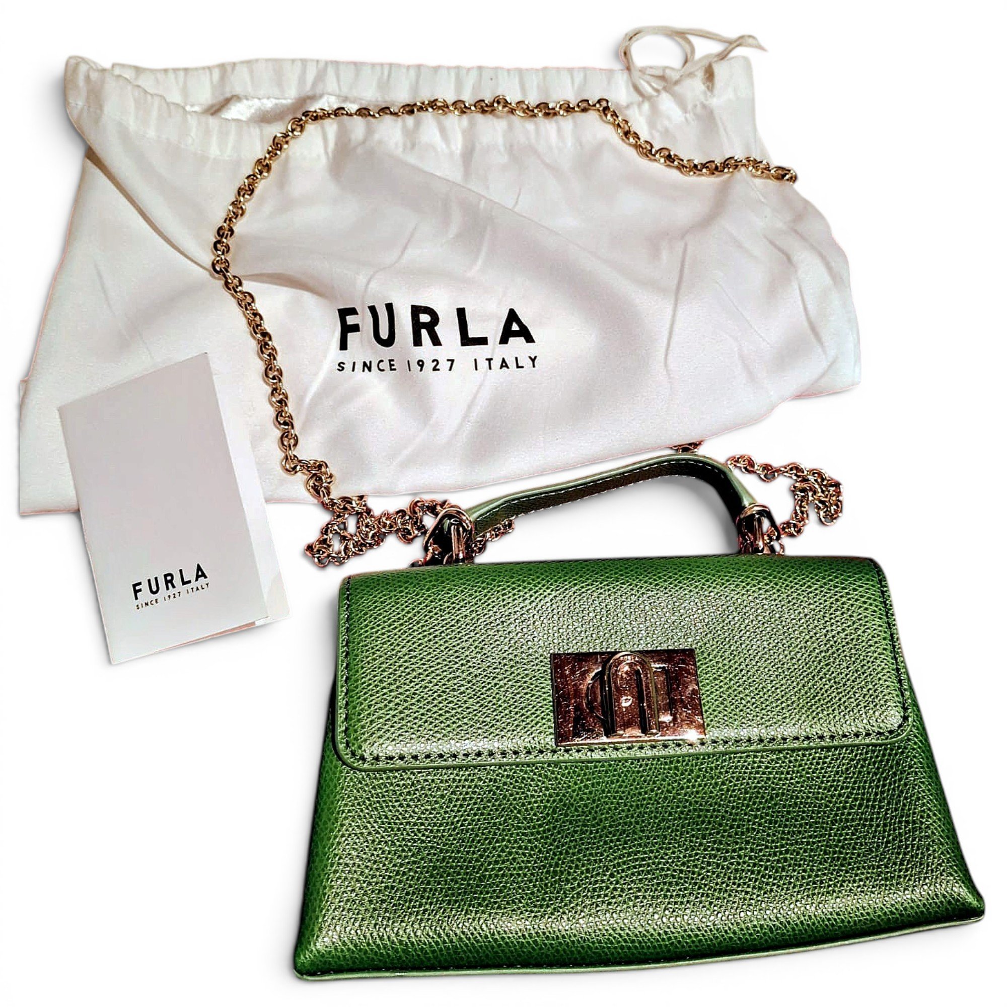 Metropolis leather clutch bag