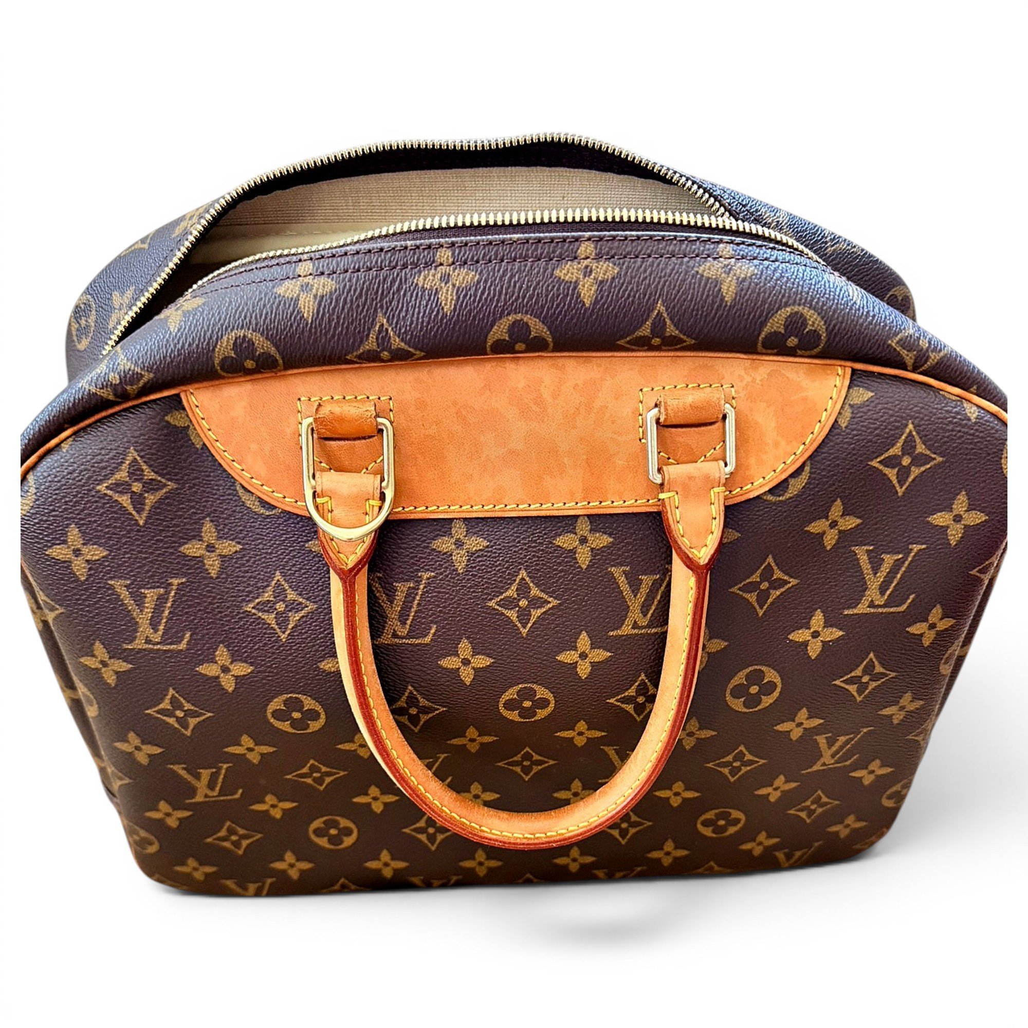 Deauville leather handbag