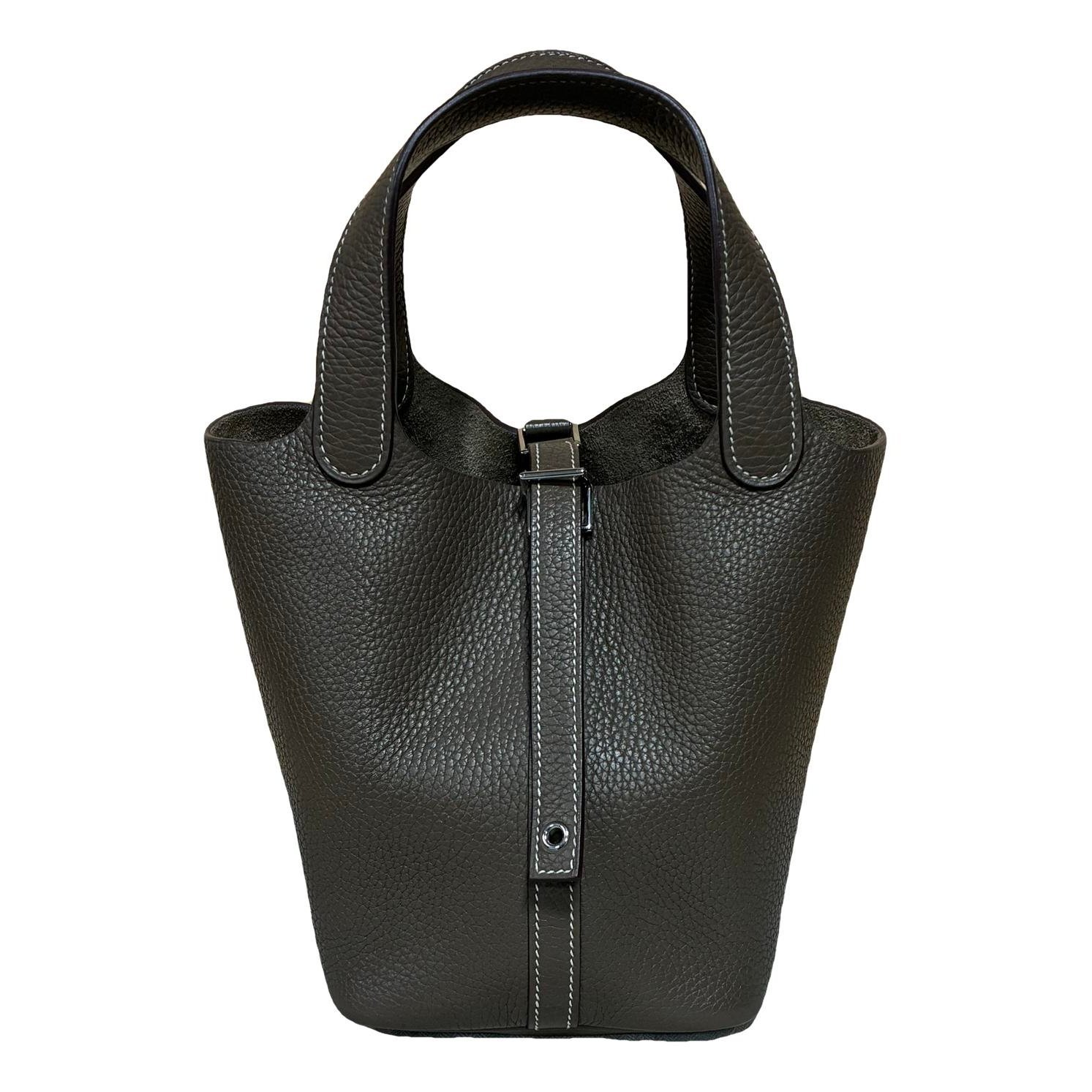 Picotin leather handbag