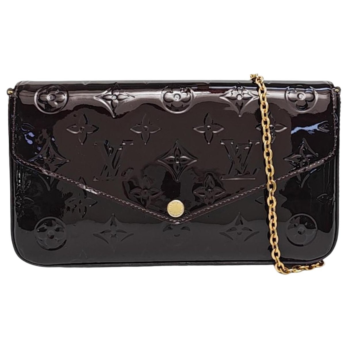 Félicie patent leather crossbody bag
