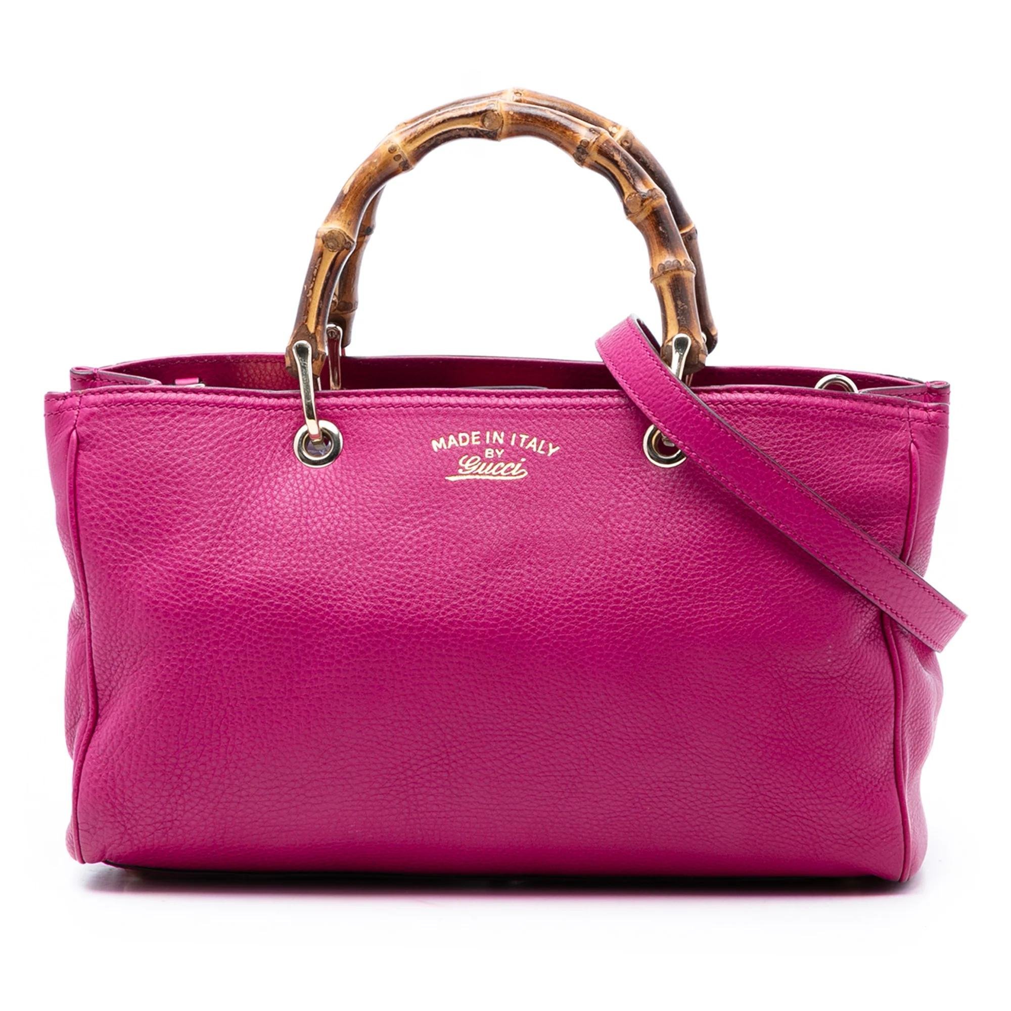 Bamboo pony-style calfskin satchel