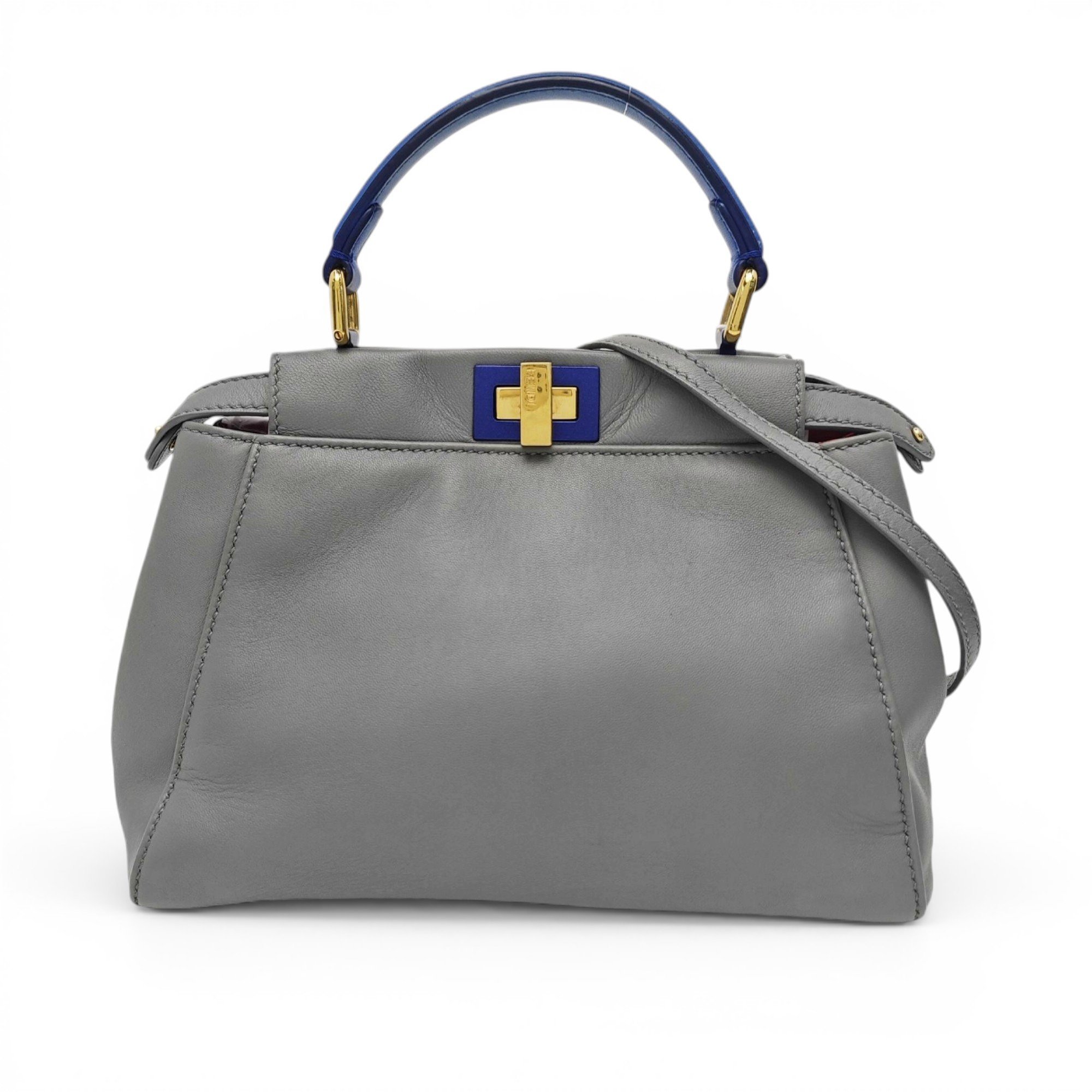 Peekaboo leather handbag