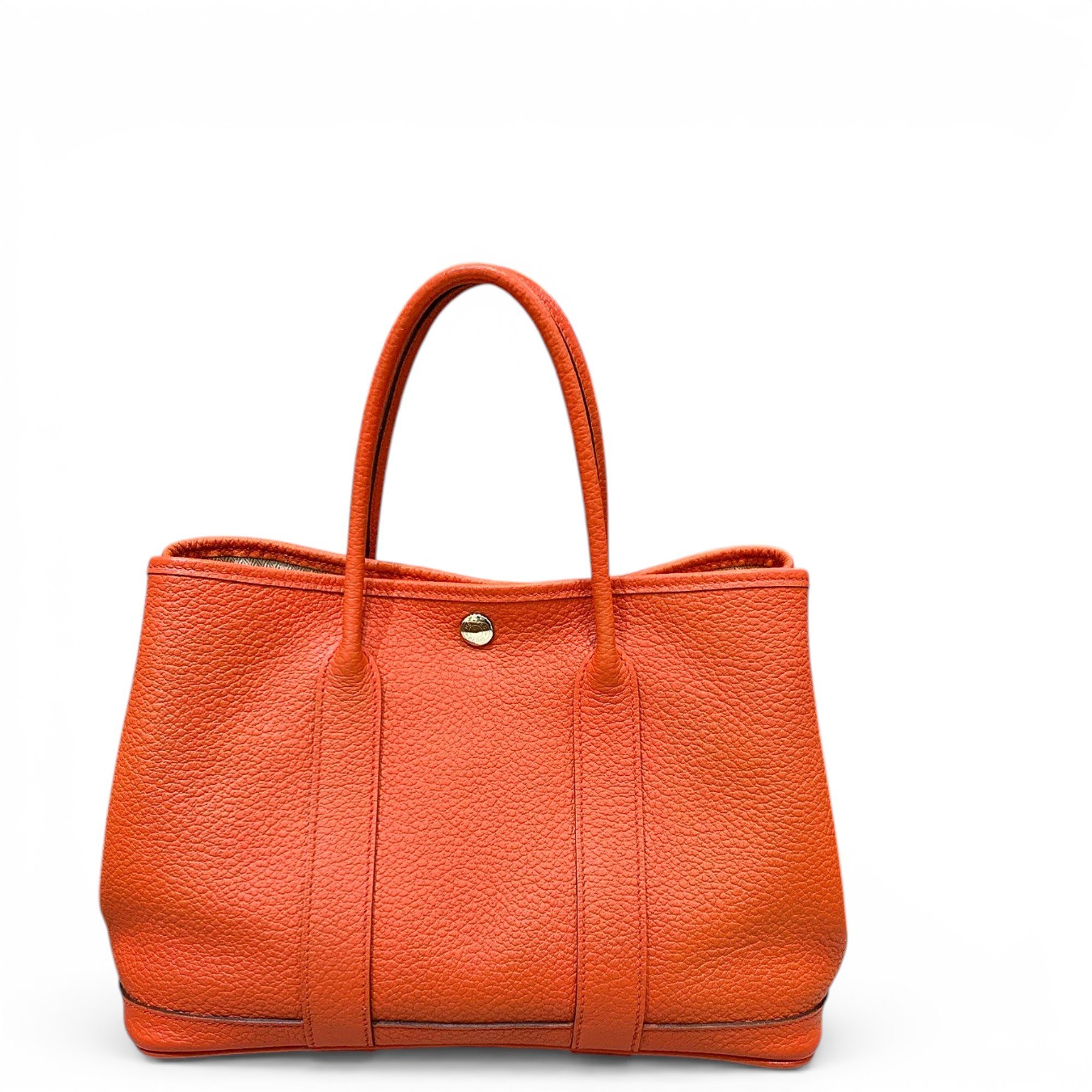 Garden Party leather handbag