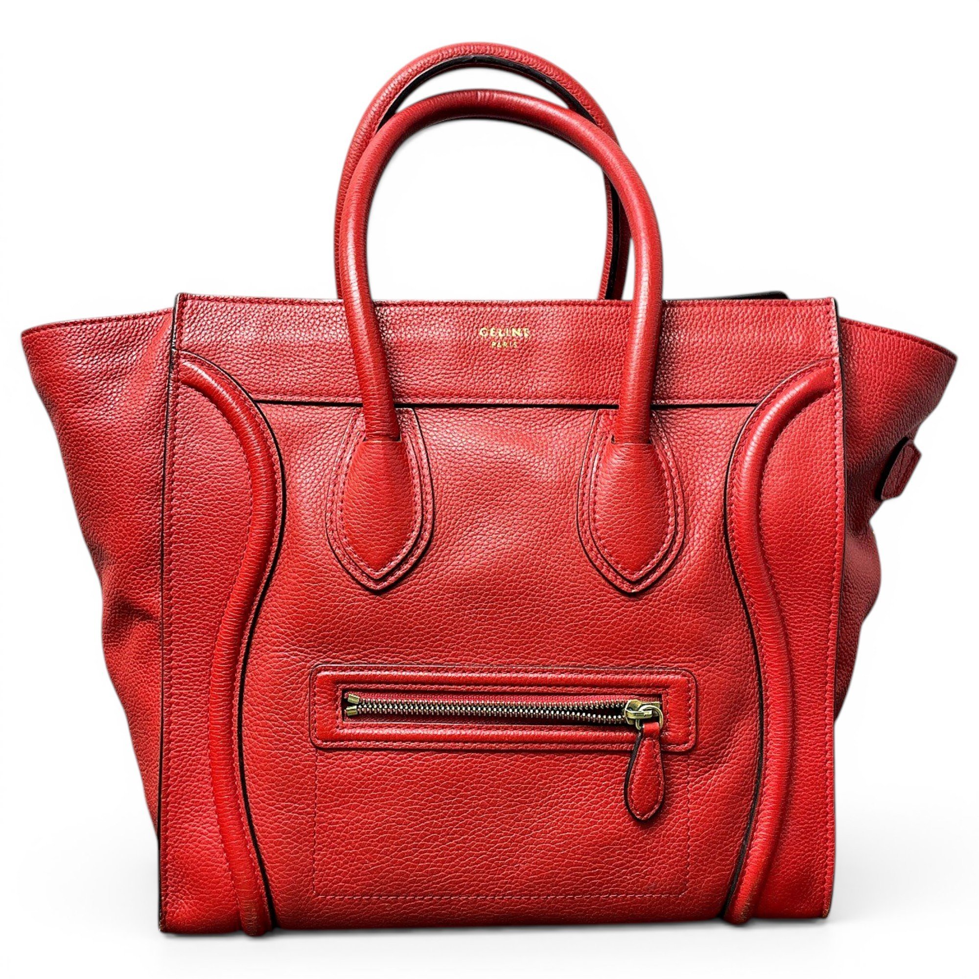 Luggage leather handbag