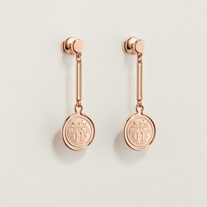 Sans Coloris Hermès Ex-libris Earrings