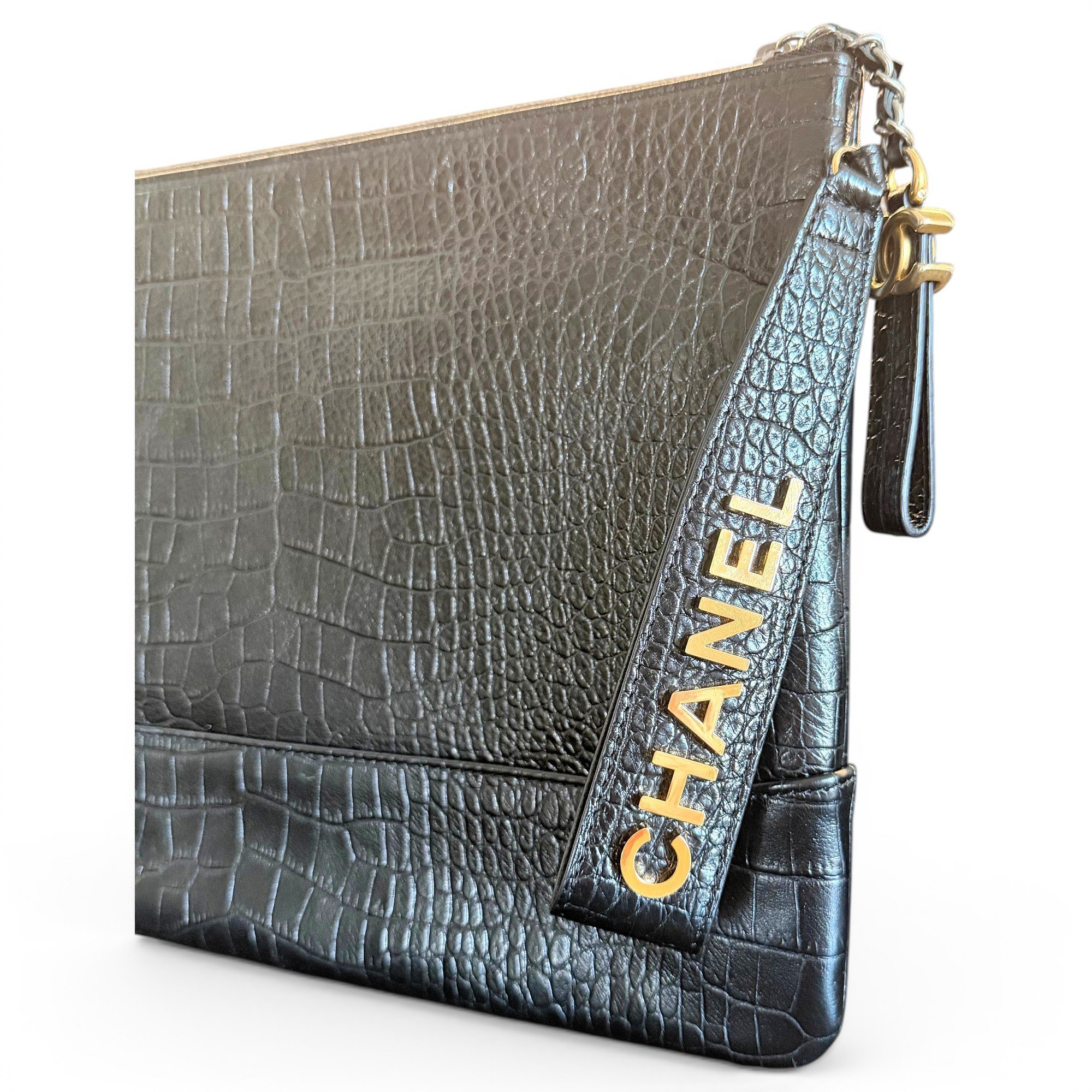 Timeless/Classique leather clutch bag