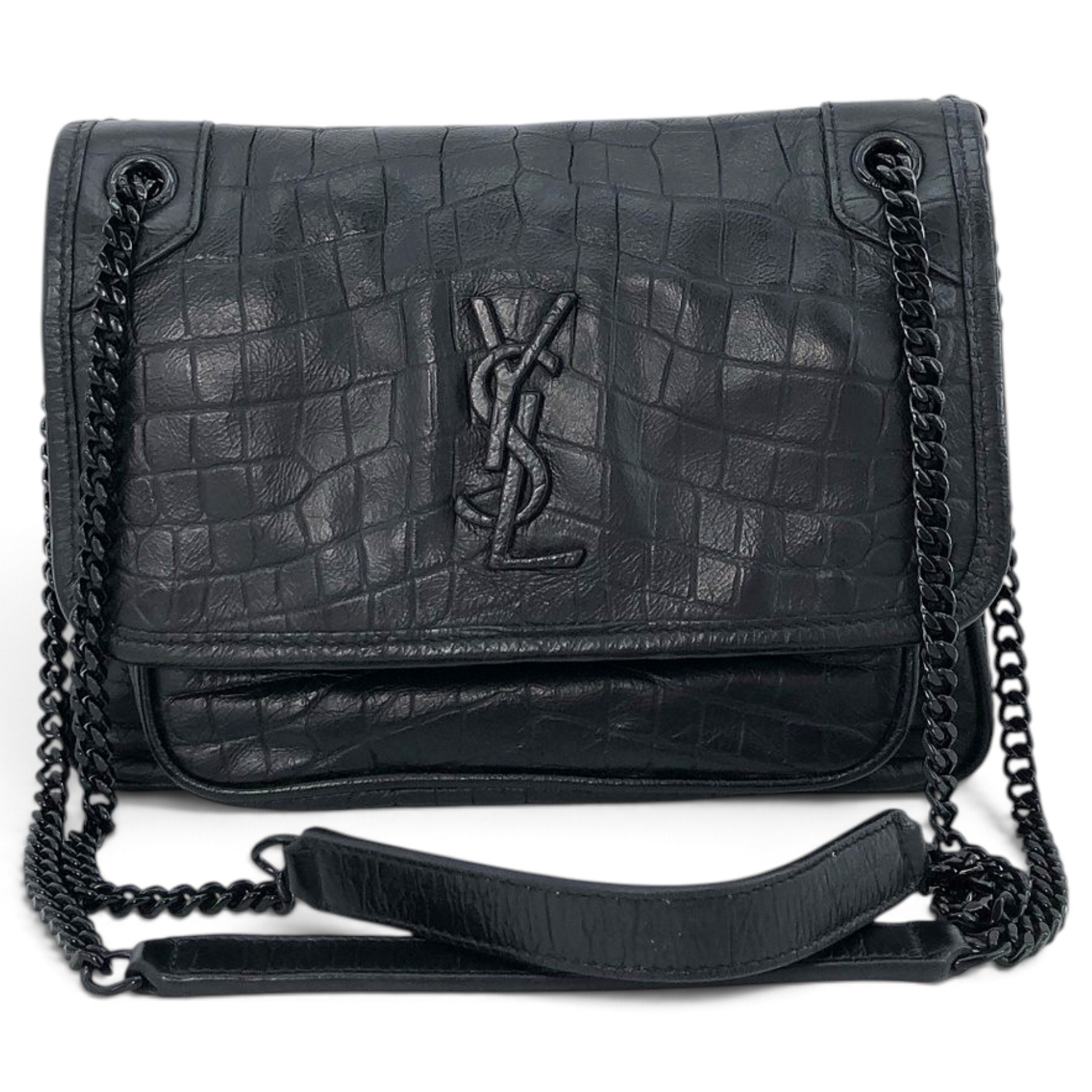 Niki leather crossbody bag