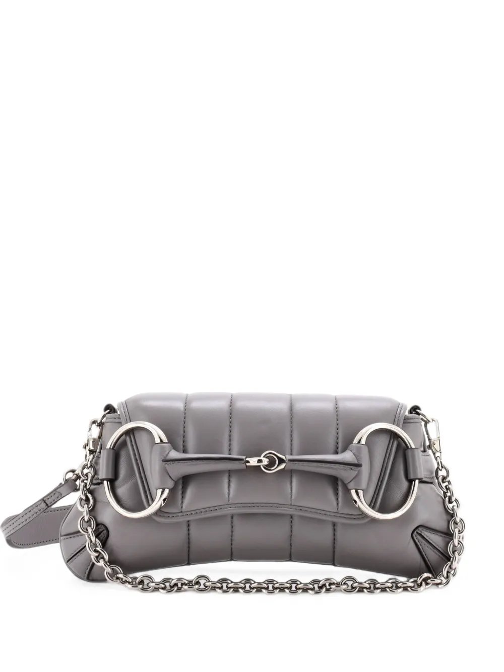 Horsebit Chain Vertical Quilted Leather Small shoulder bag