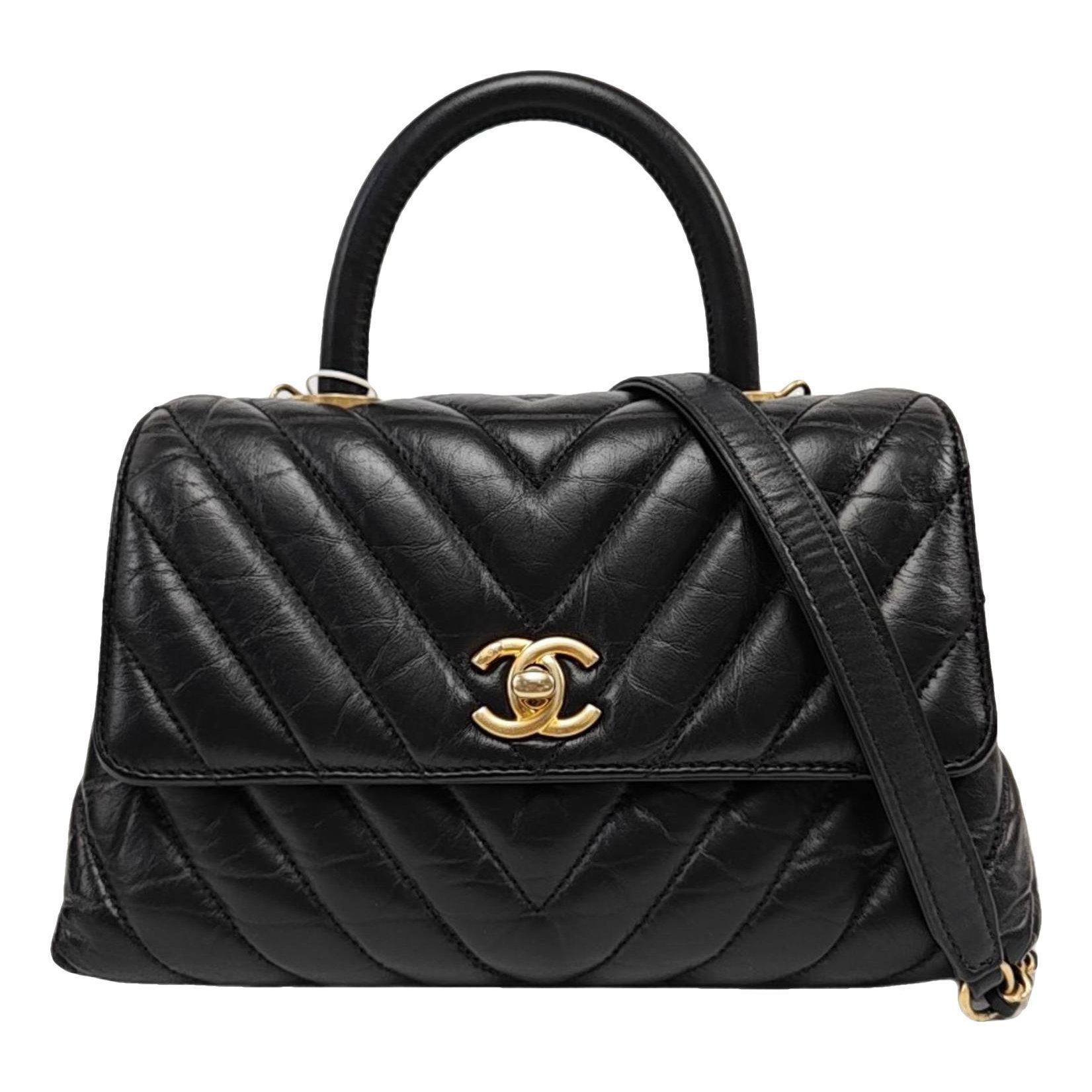 Coco Handle leather handbag
