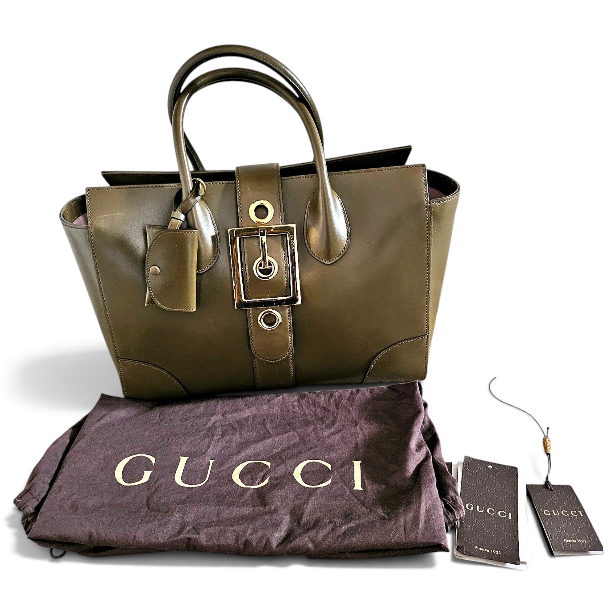 Leather handbag