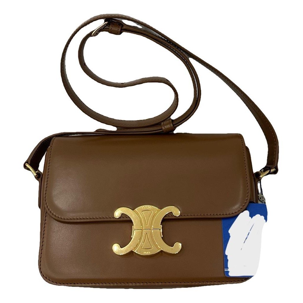 Triomphe leather handbag