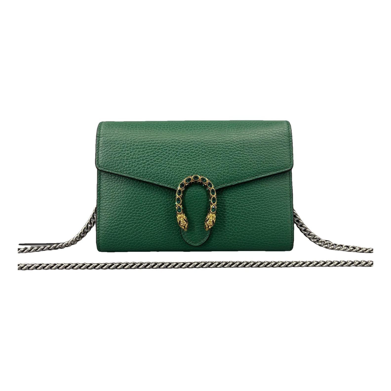 Dionysus Chain Wallet leather crossbody bag