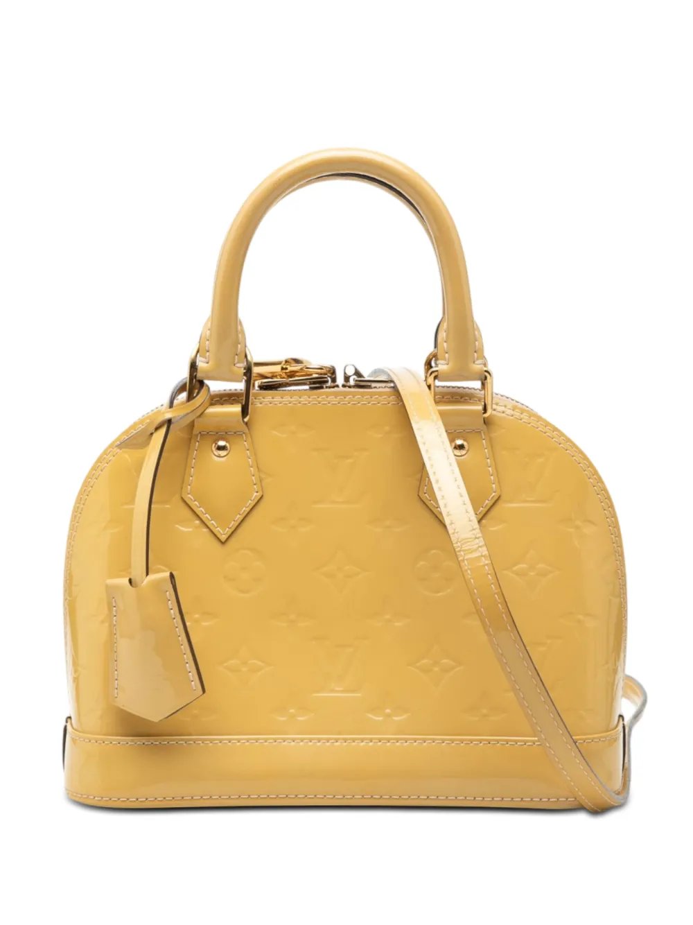 2015 Monogram Vernis Alma BB satchel