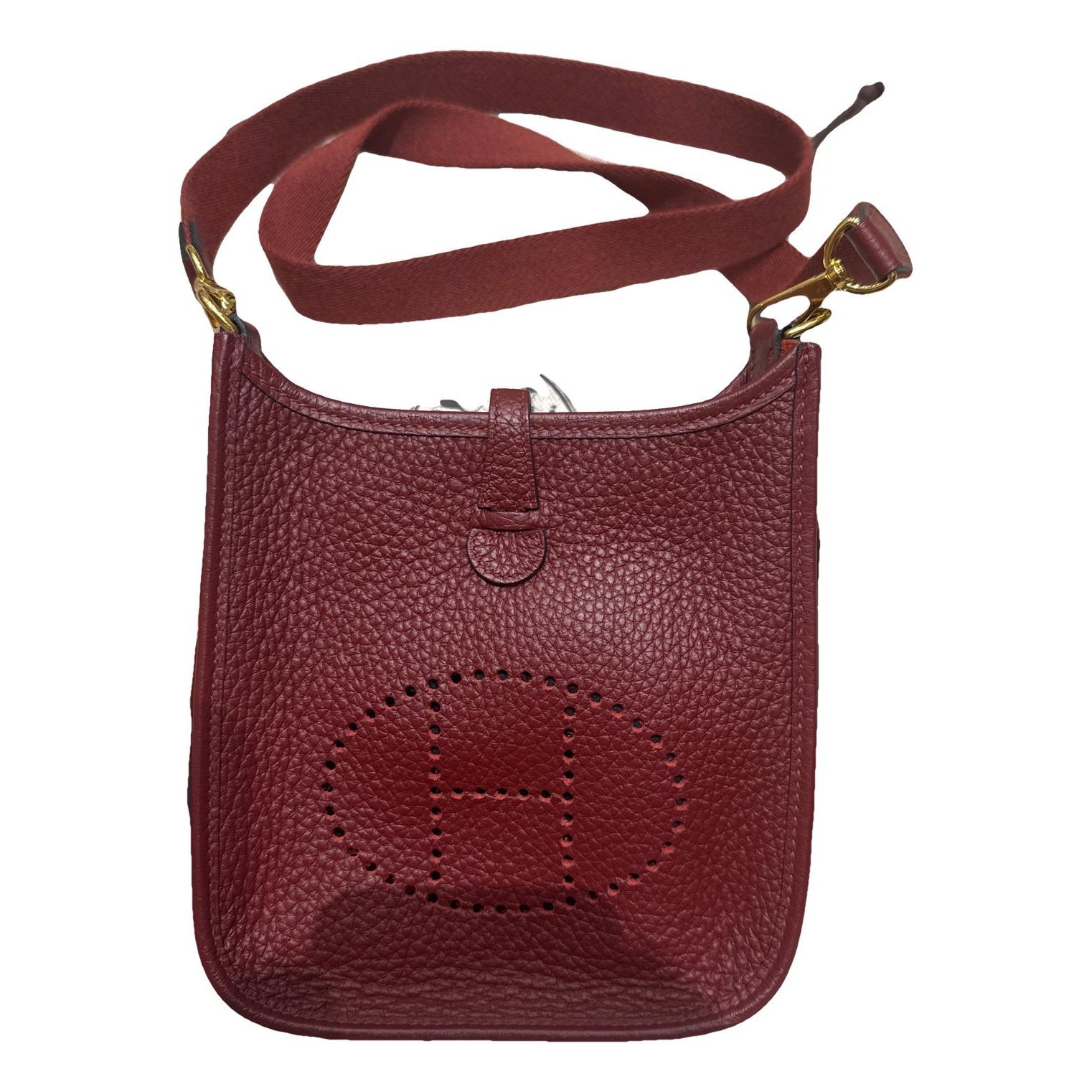 Hermes Evelyne Handbag Bordeaux