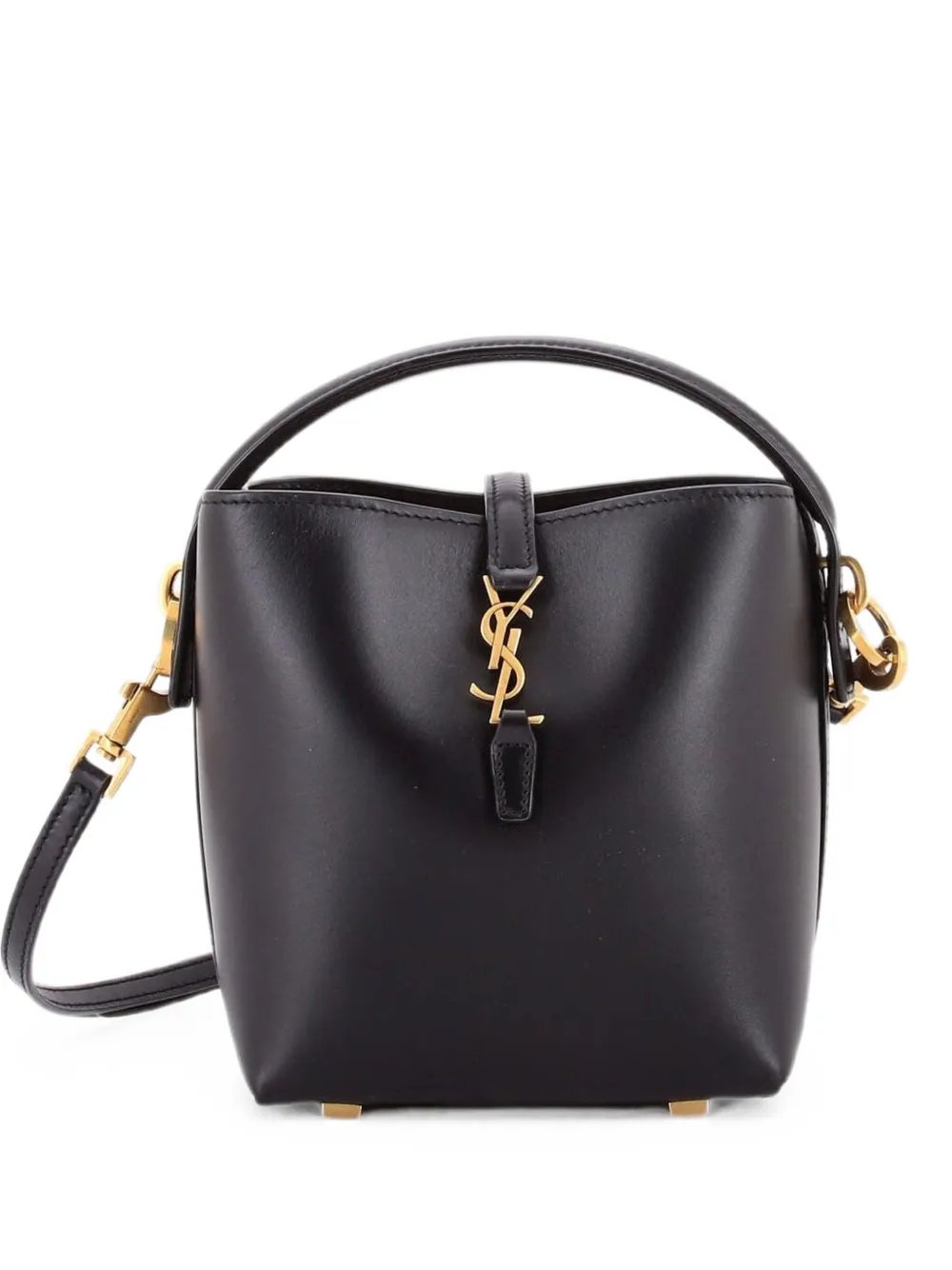 Le 37 Leather Mini bucket bag
